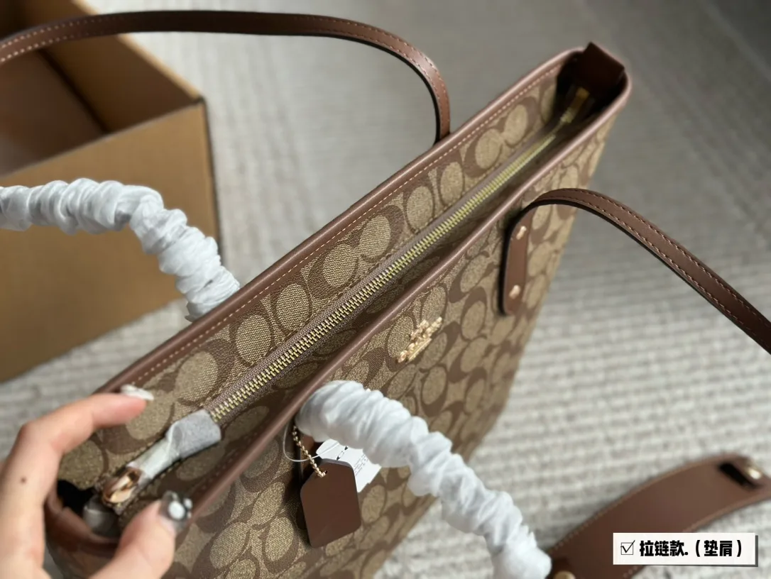 Coach Signature Coated Canvas Tote Bag D27518058 — view 17