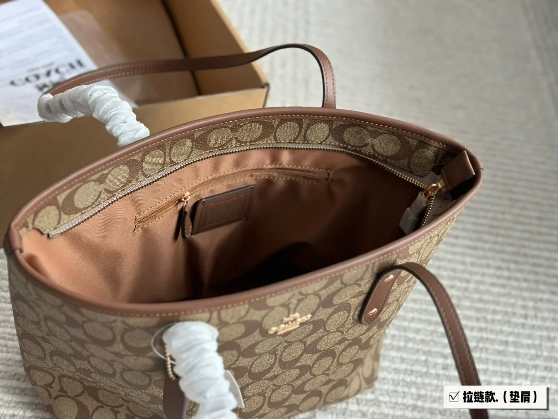 Coach Signature Coated Canvas Tote Bag D27518058 — view 18