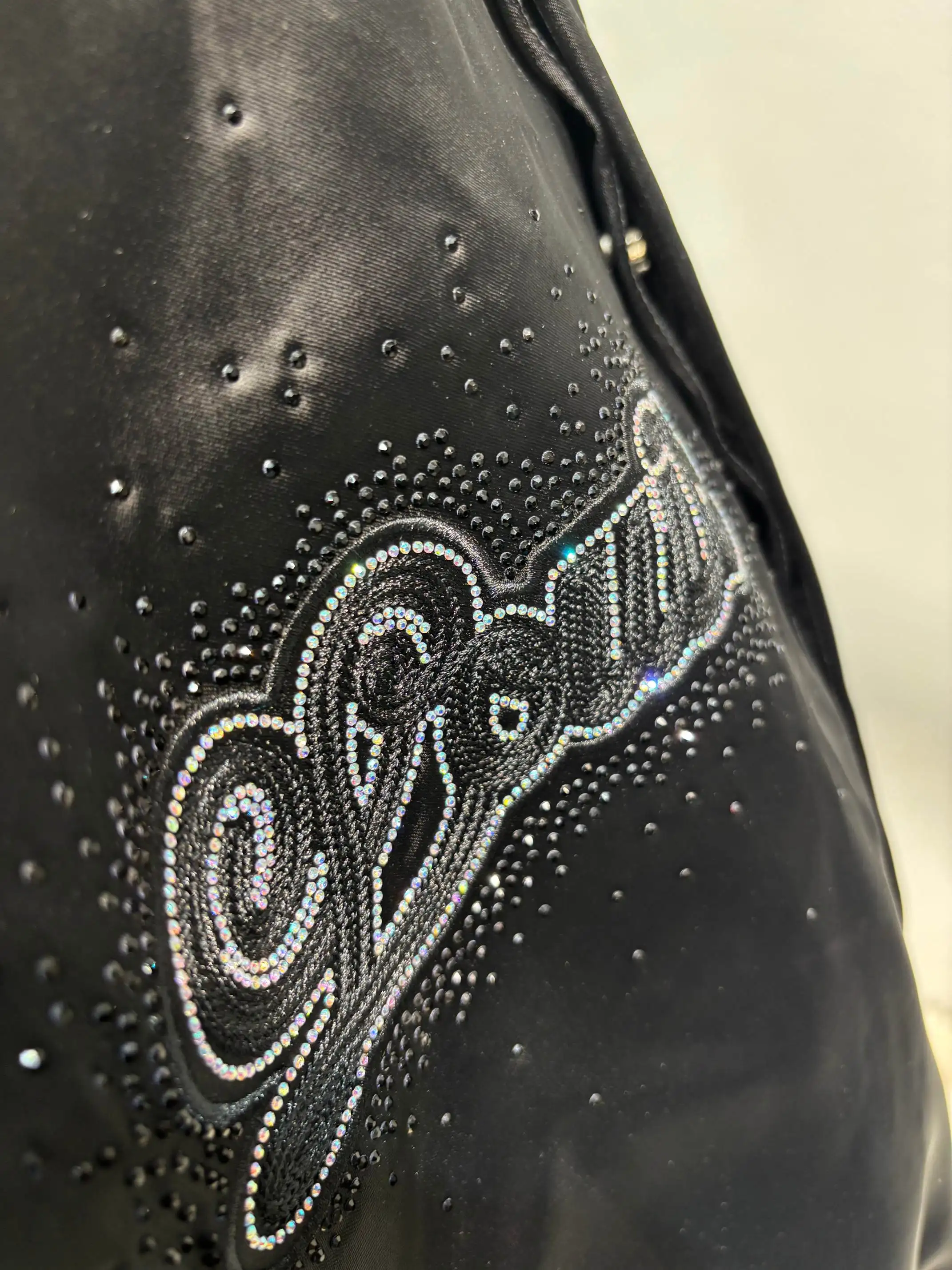 Embellished Logo Quilted Bomber Jacket D27513864 — view 5