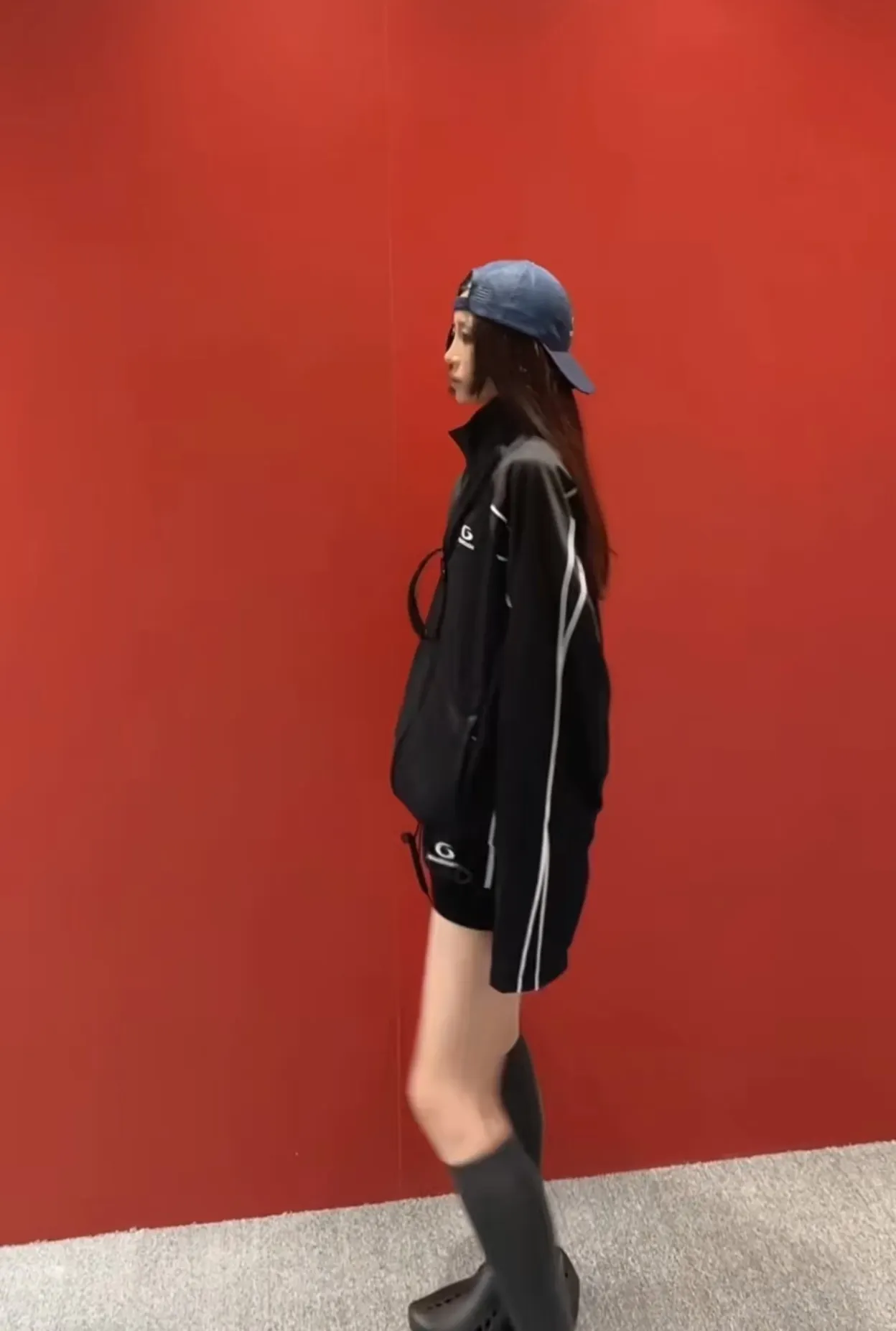NBA Logo Embroidered Tracksuit Jacket and Skirt Set D28023683 — view 8