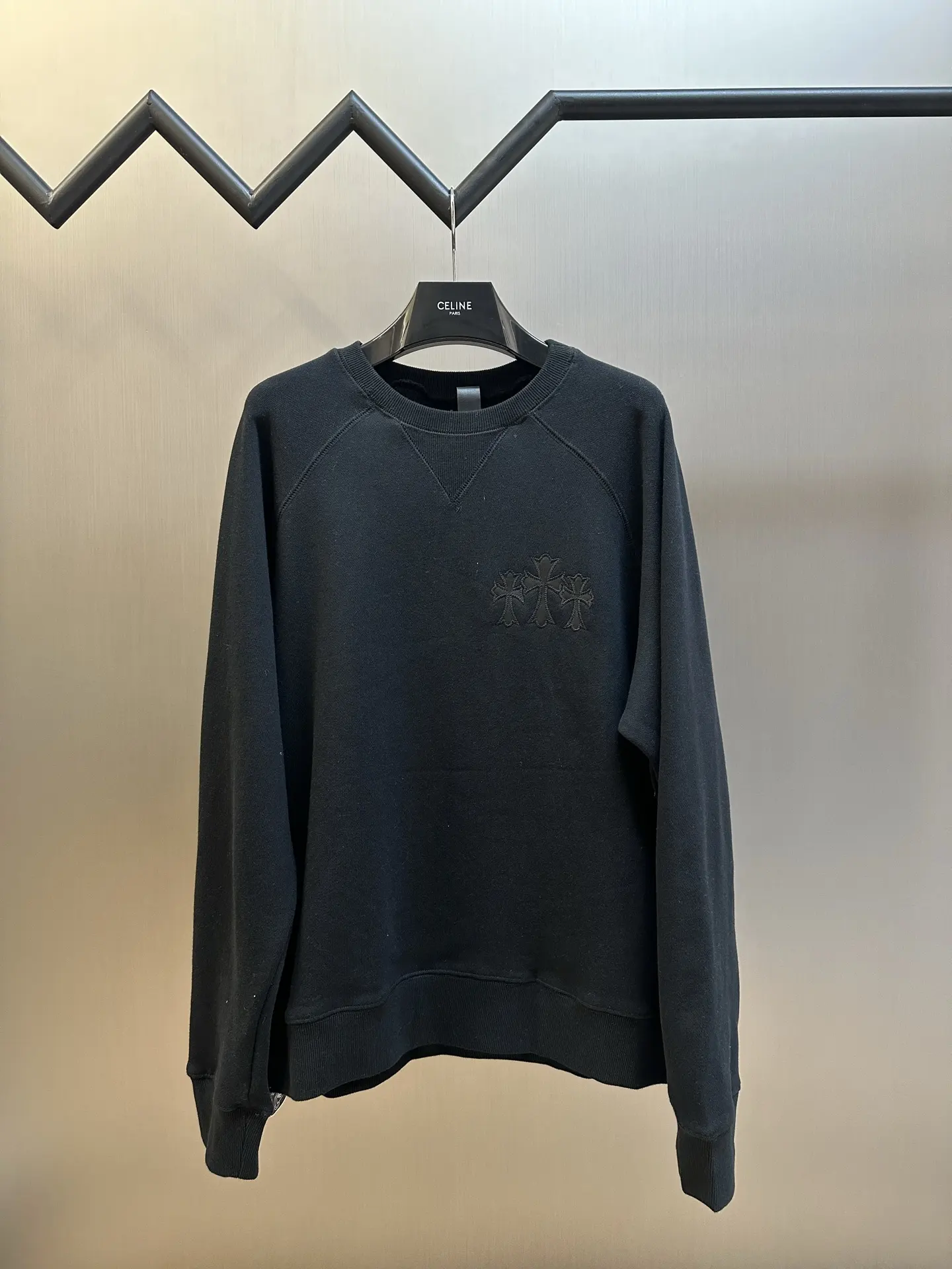 Chrome Hearts Cross Patch Crew-Neck Sweatshirt D28020464