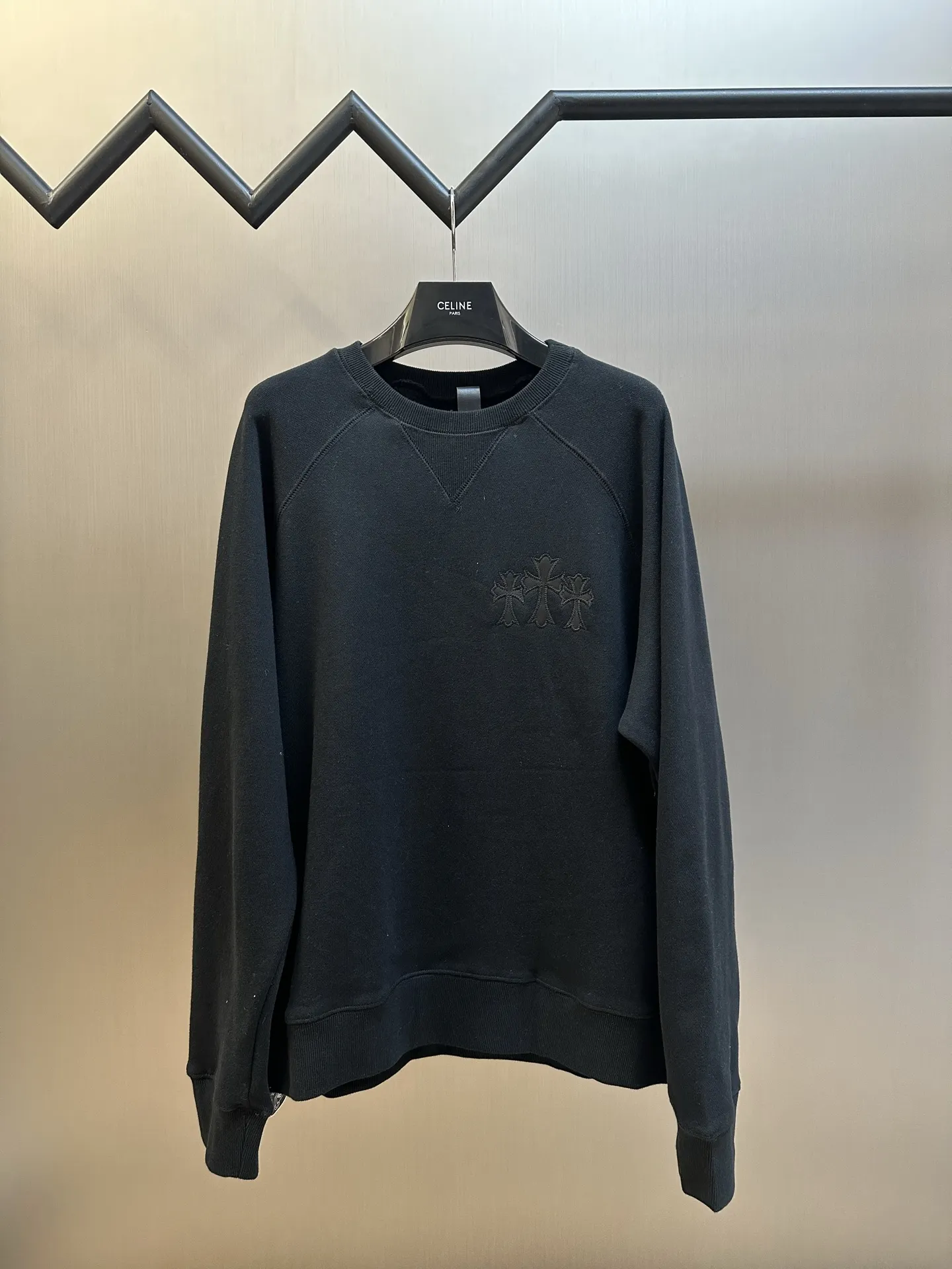 Chrome Hearts Cross Patch Crew-Neck Sweatshirt D28020464