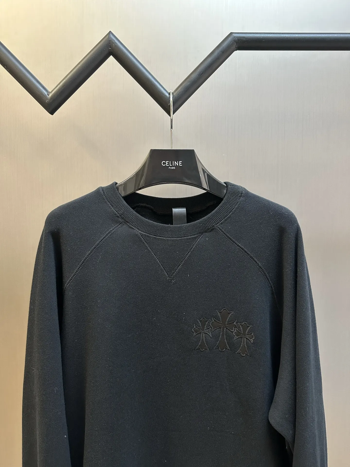 Chrome Hearts Cross Patch Crew-Neck Sweatshirt D28020464 — view 2