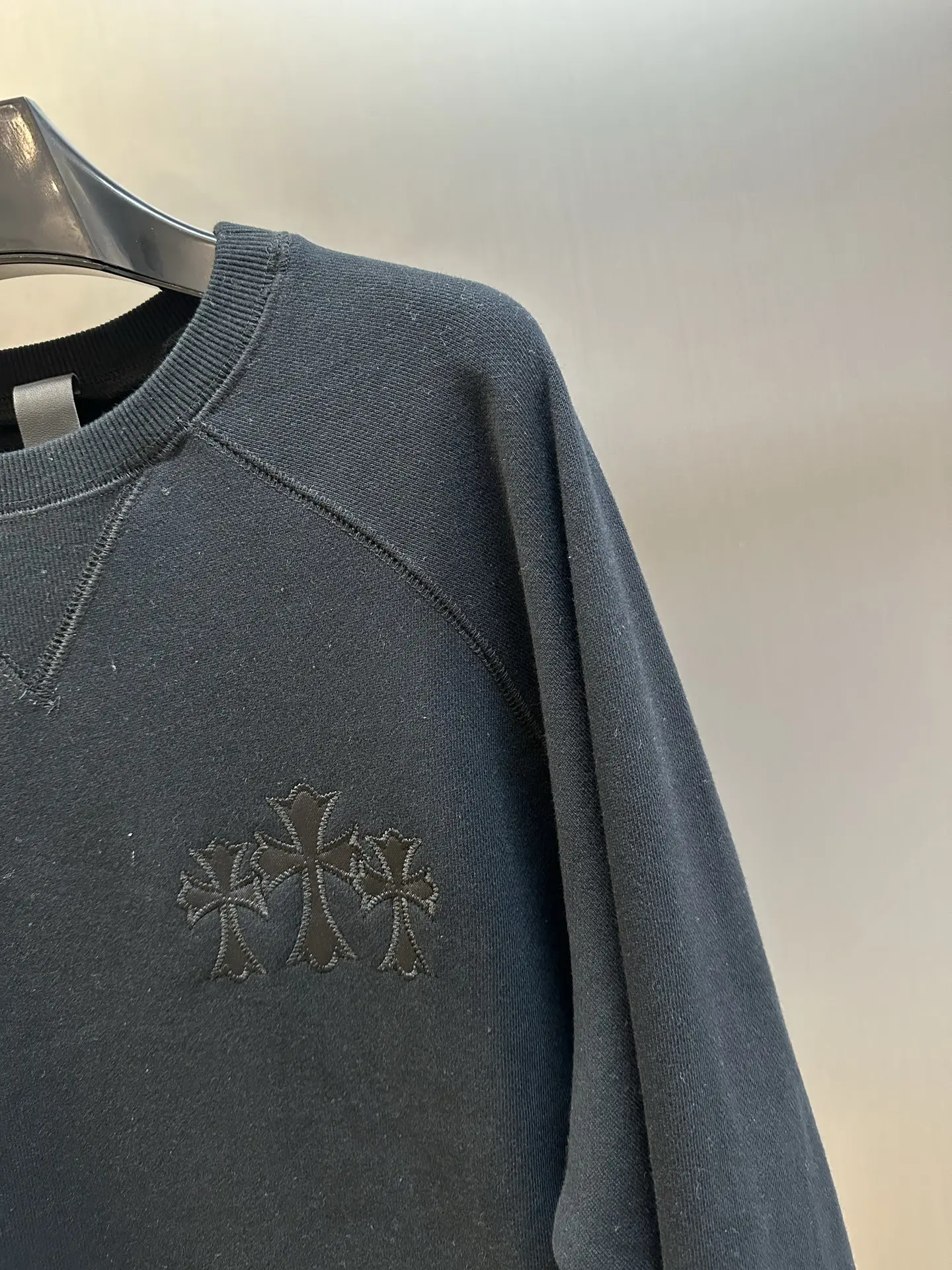 Chrome Hearts Cross Patch Crew-Neck Sweatshirt D28020464 — view 3