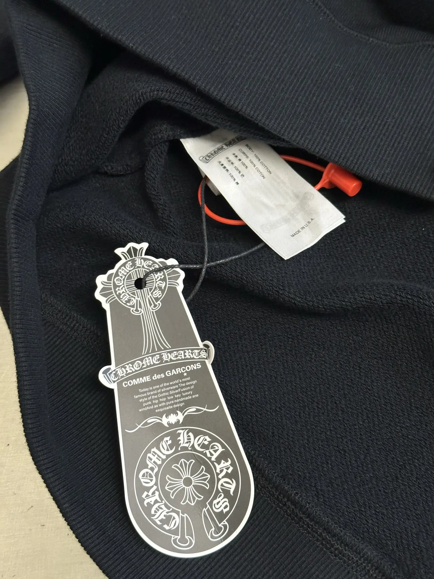 Chrome Hearts Cross Patch Crew-Neck Sweatshirt D28020464 — view 8