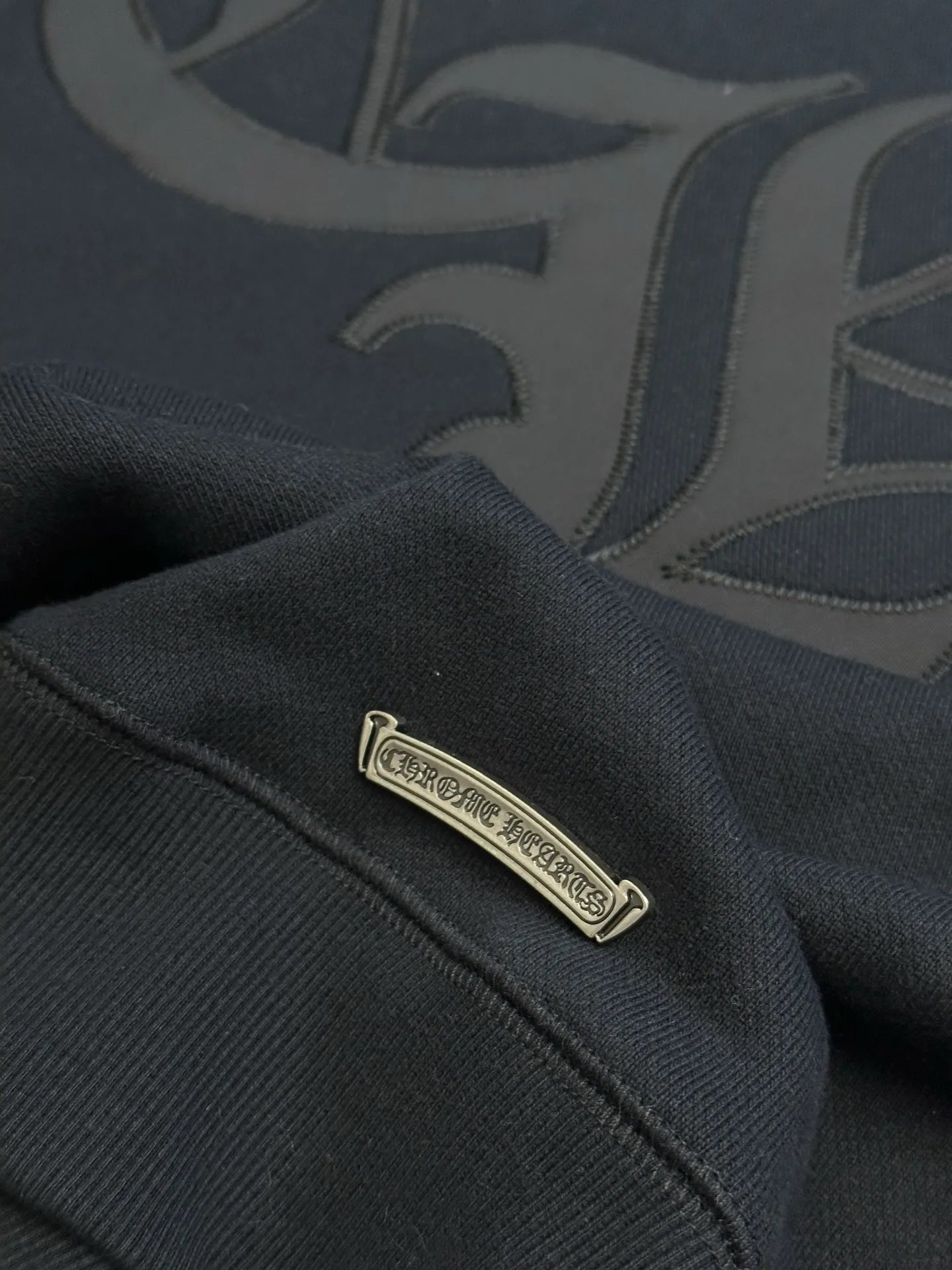 Chrome Hearts Cross Patch Crew-Neck Sweatshirt D28020464 — view 9