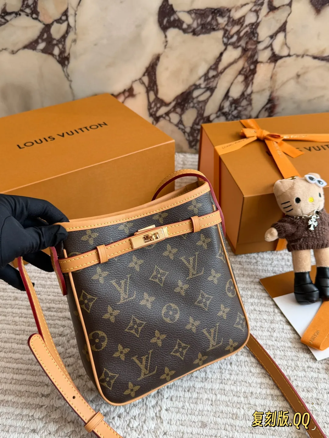 Monogram Canvas Mini Bucket Bag D28017958