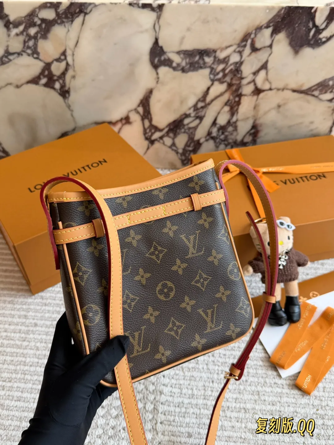 Monogram Canvas Mini Bucket Bag D28017958 — view 5