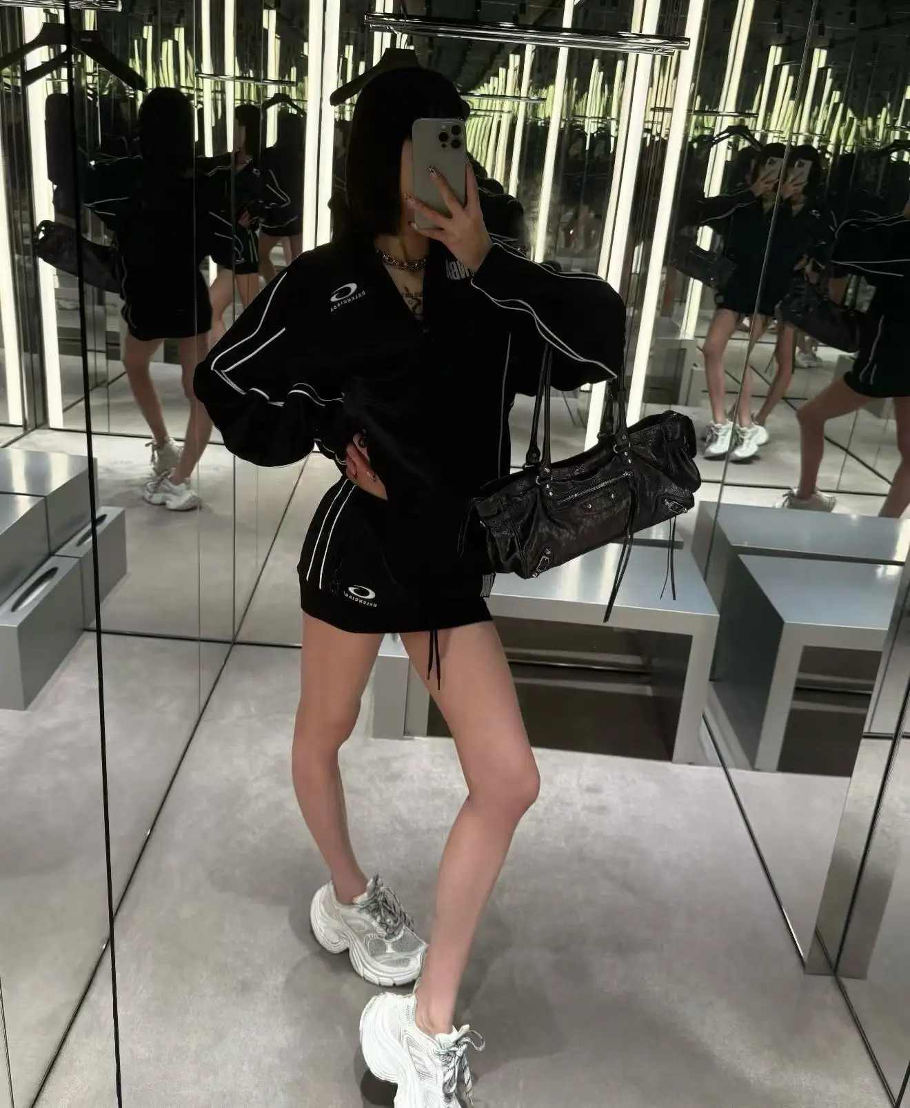 NBA Collaboration Embroidered Tracksuit Skirt Set D29023686 — view 2