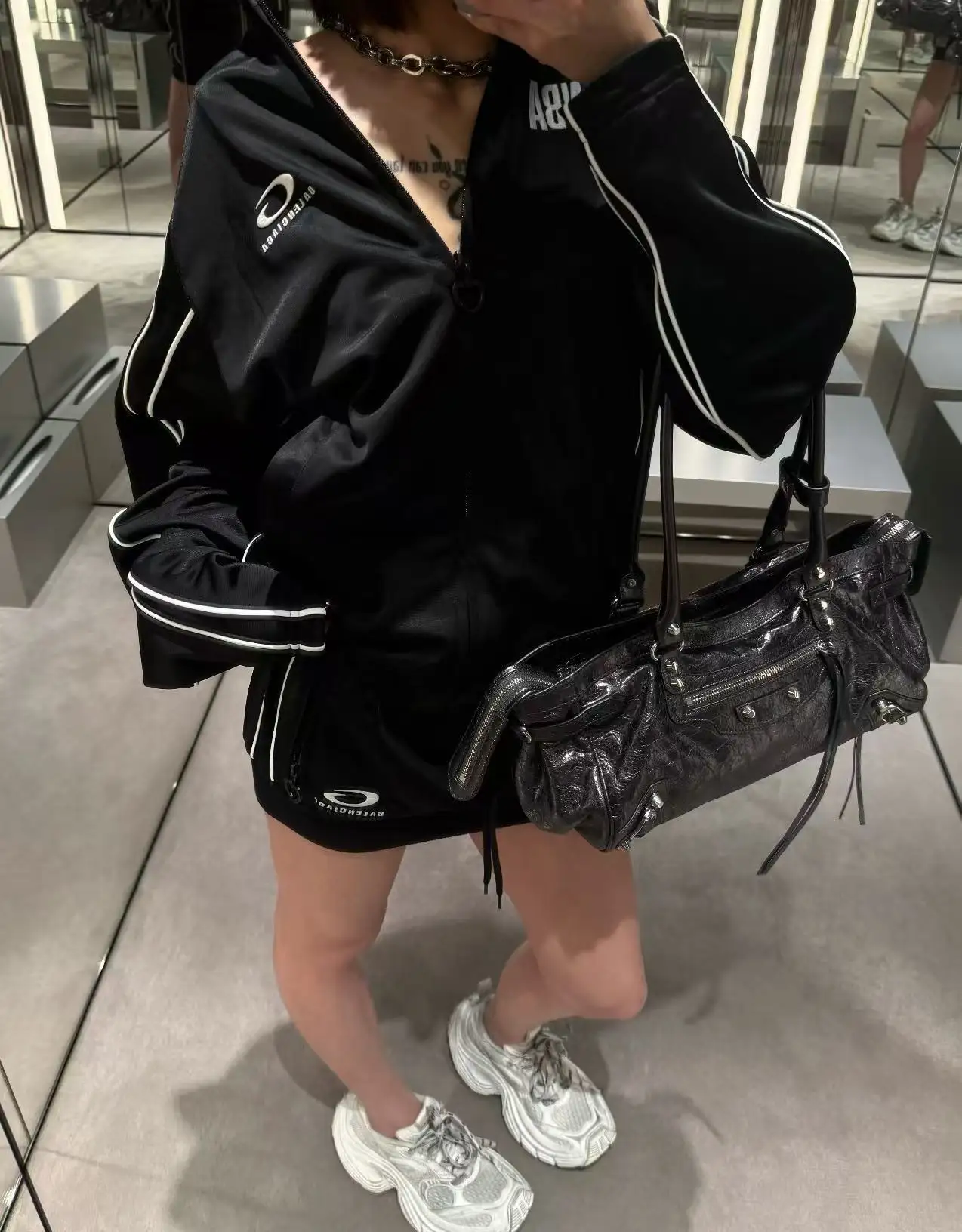 NBA Collaboration Embroidered Tracksuit Skirt Set D29023686 — view 5