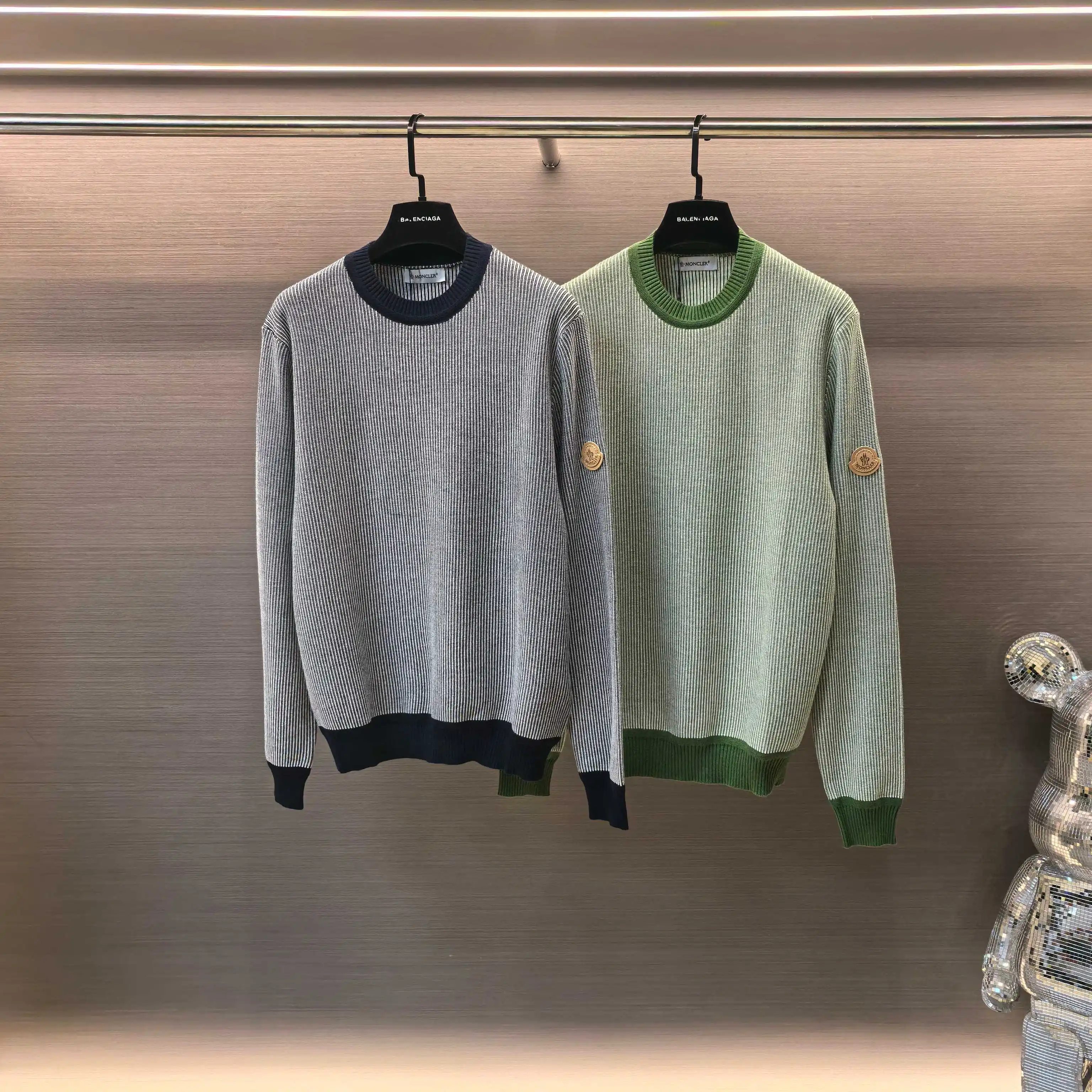 Striped Jacquard Cashmere-Cotton Sweater D29023649