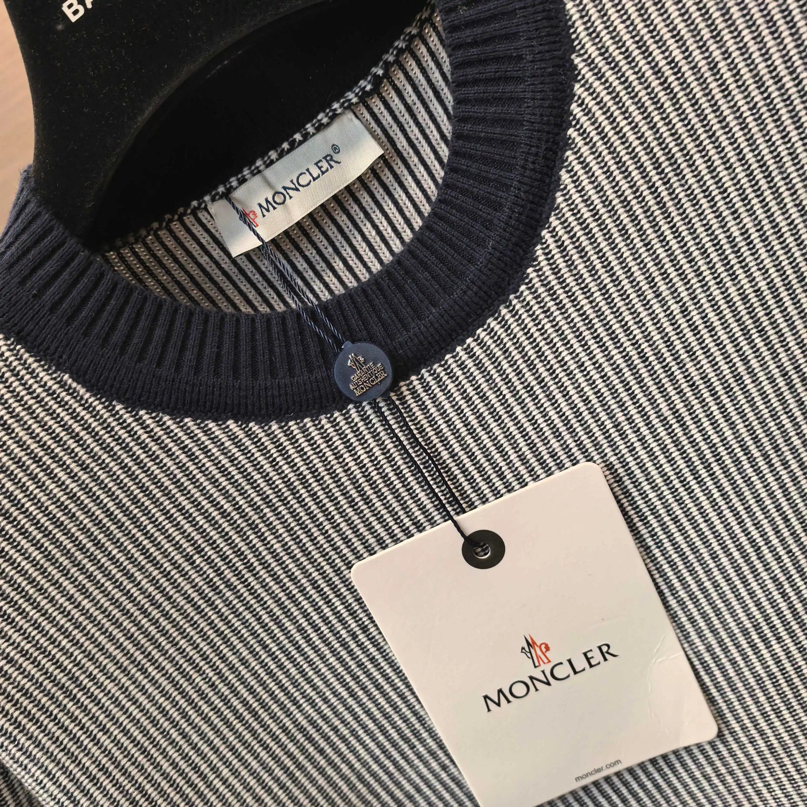 Striped Jacquard Cashmere-Cotton Sweater D29023649 — view 5