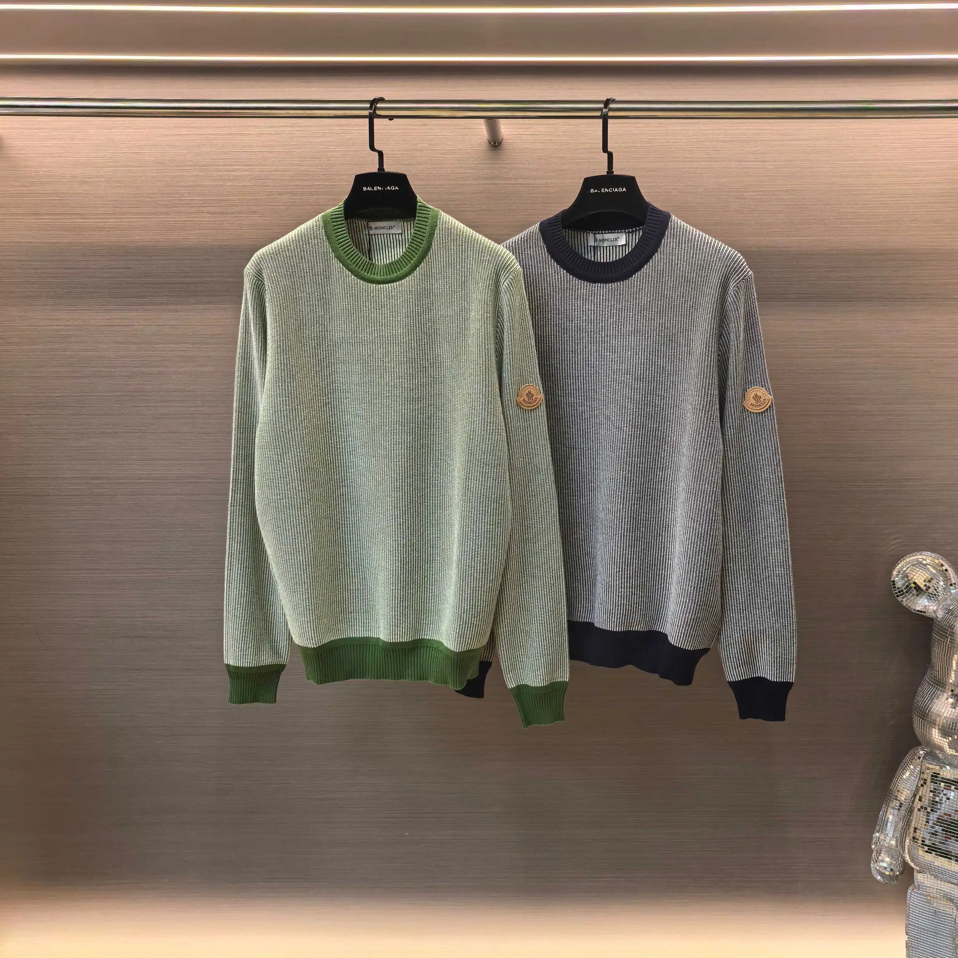 Striped Jacquard Cashmere-Cotton Blend Sweater D29023650