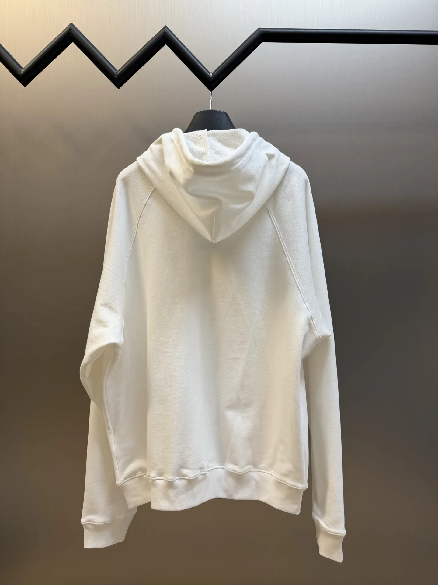Logo Print Zip-Up Cotton Hoodie D30020468 — view 4