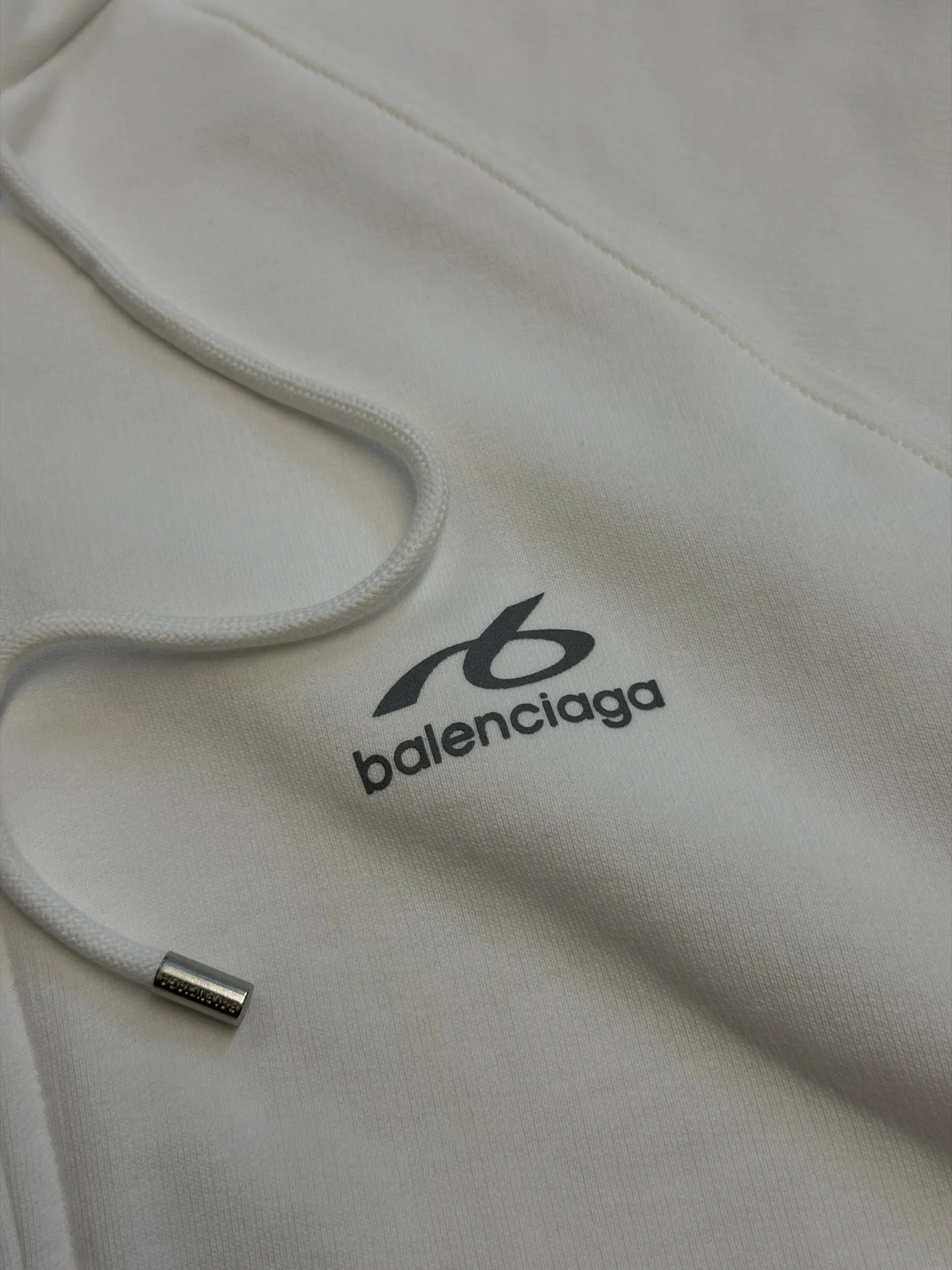 Logo Print Zip-Up Cotton Hoodie D30020468 — view 7