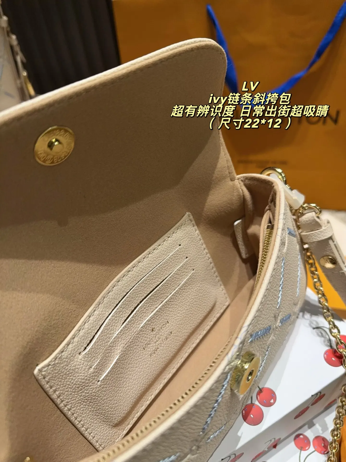 Ivy Monogram Chain Crossbody Bag D30018303 — view 9