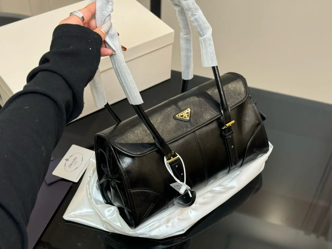 Prada Soft Lux Leather Shoulder Bag D30018135 — view 2