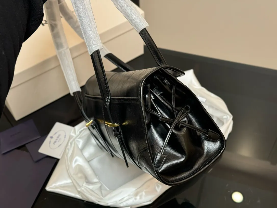 Prada Soft Lux Leather Shoulder Bag D30018135 — view 7