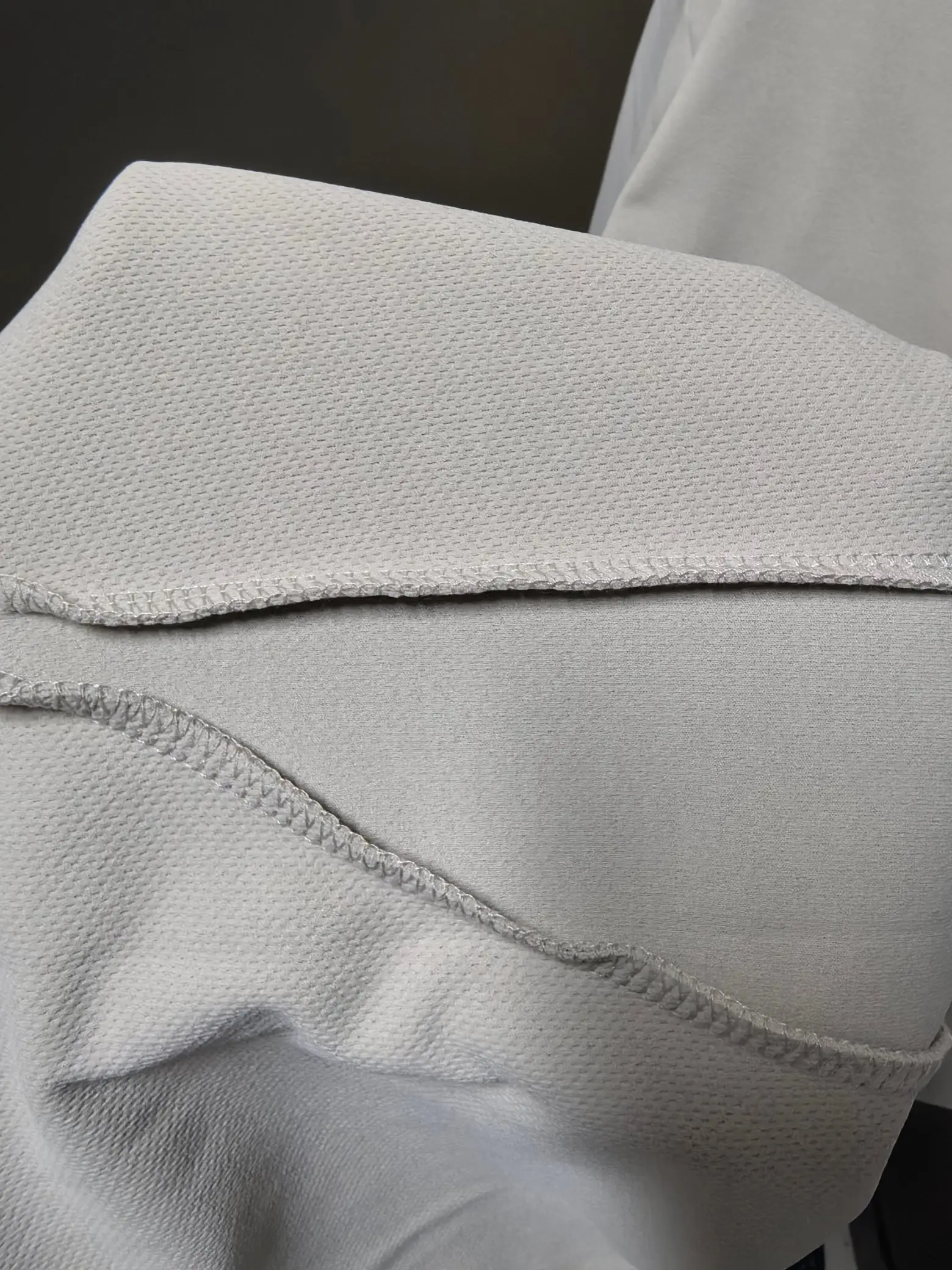 Logo-Embossed Half-Zip Long-Sleeve Top D31022066 — view 9