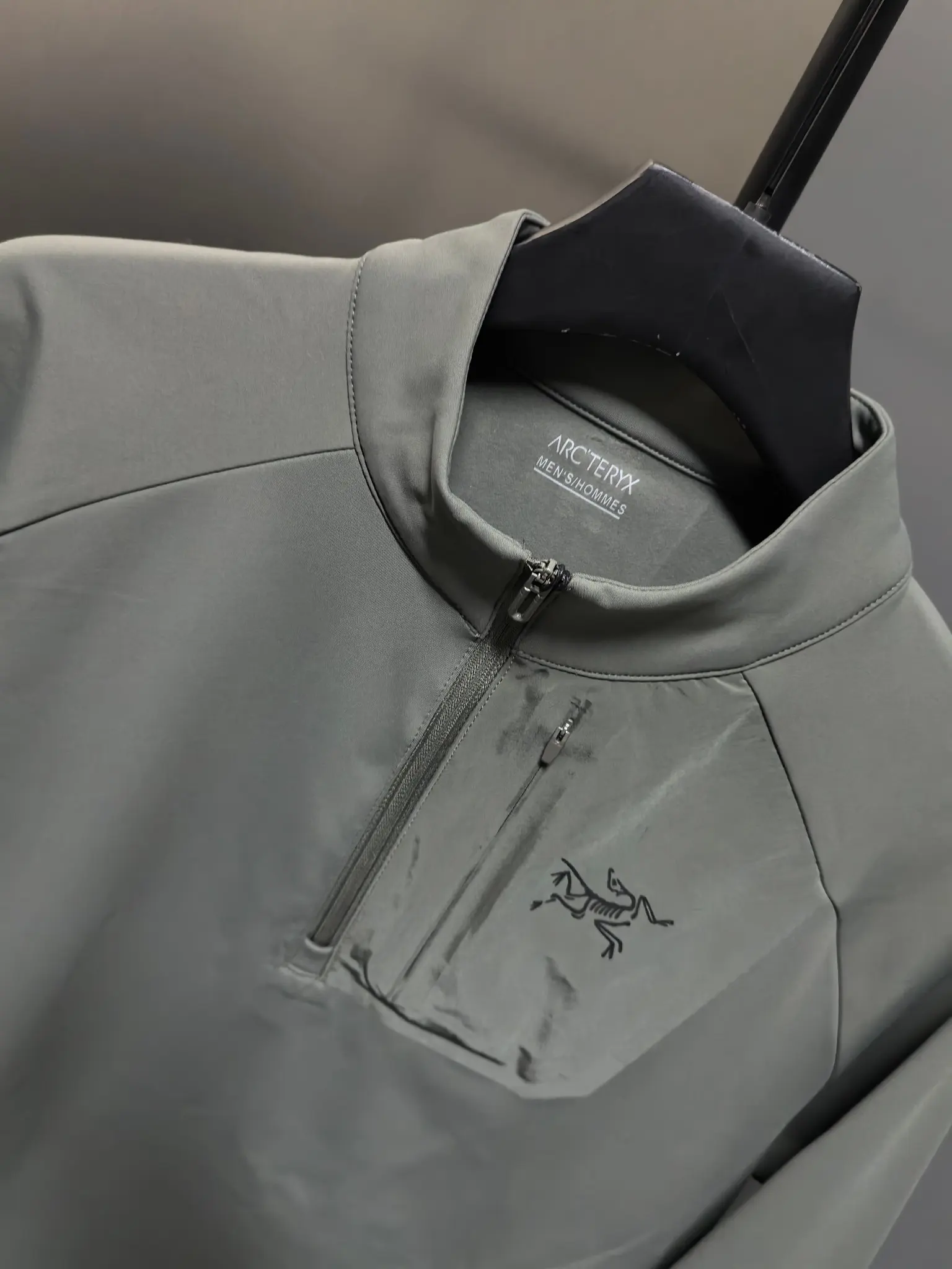 Half-Zip Long-Sleeve Performance Top D31022074 — view 4