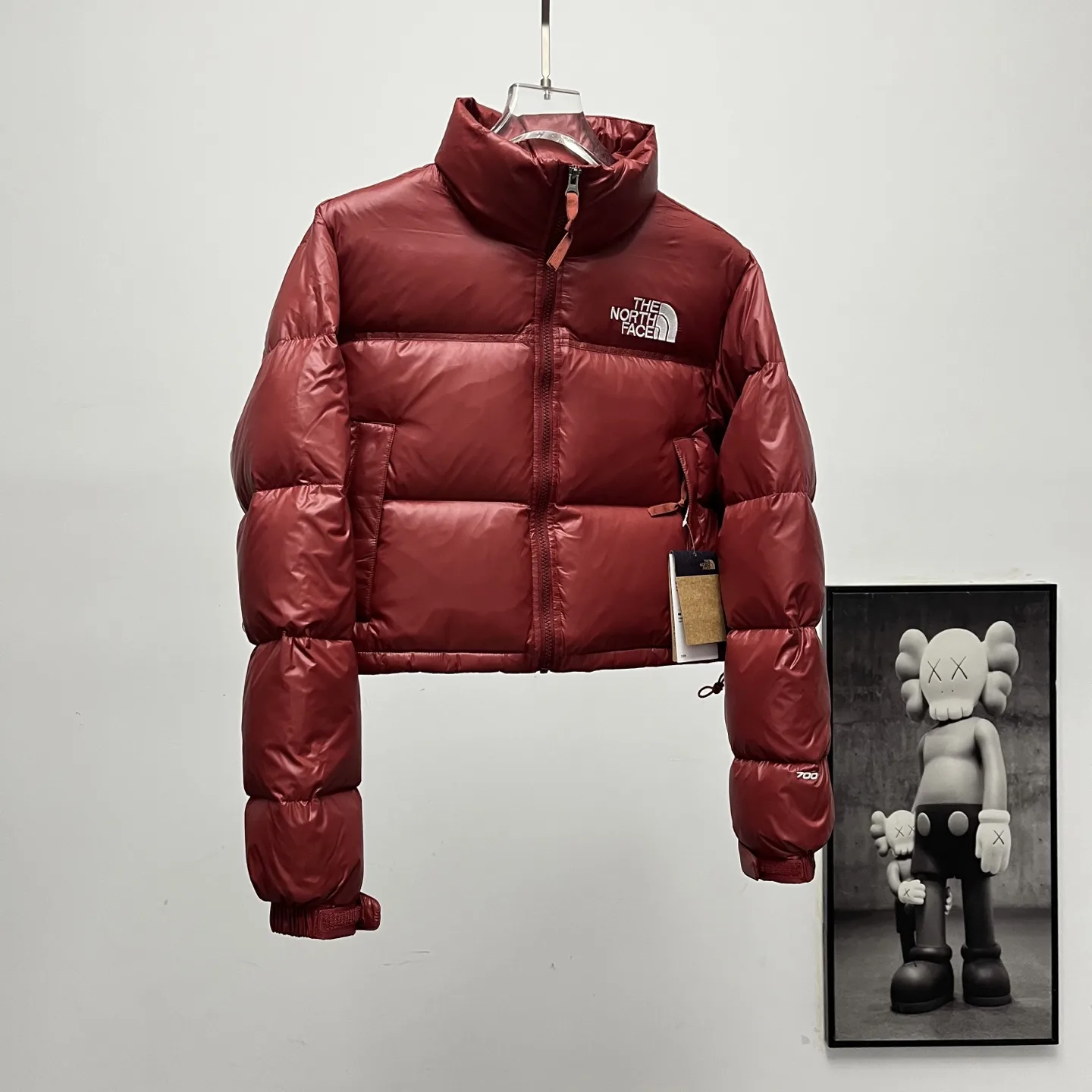 Nuptse Cropped Down-Filled Puffer Jacket D31020249 — view 3