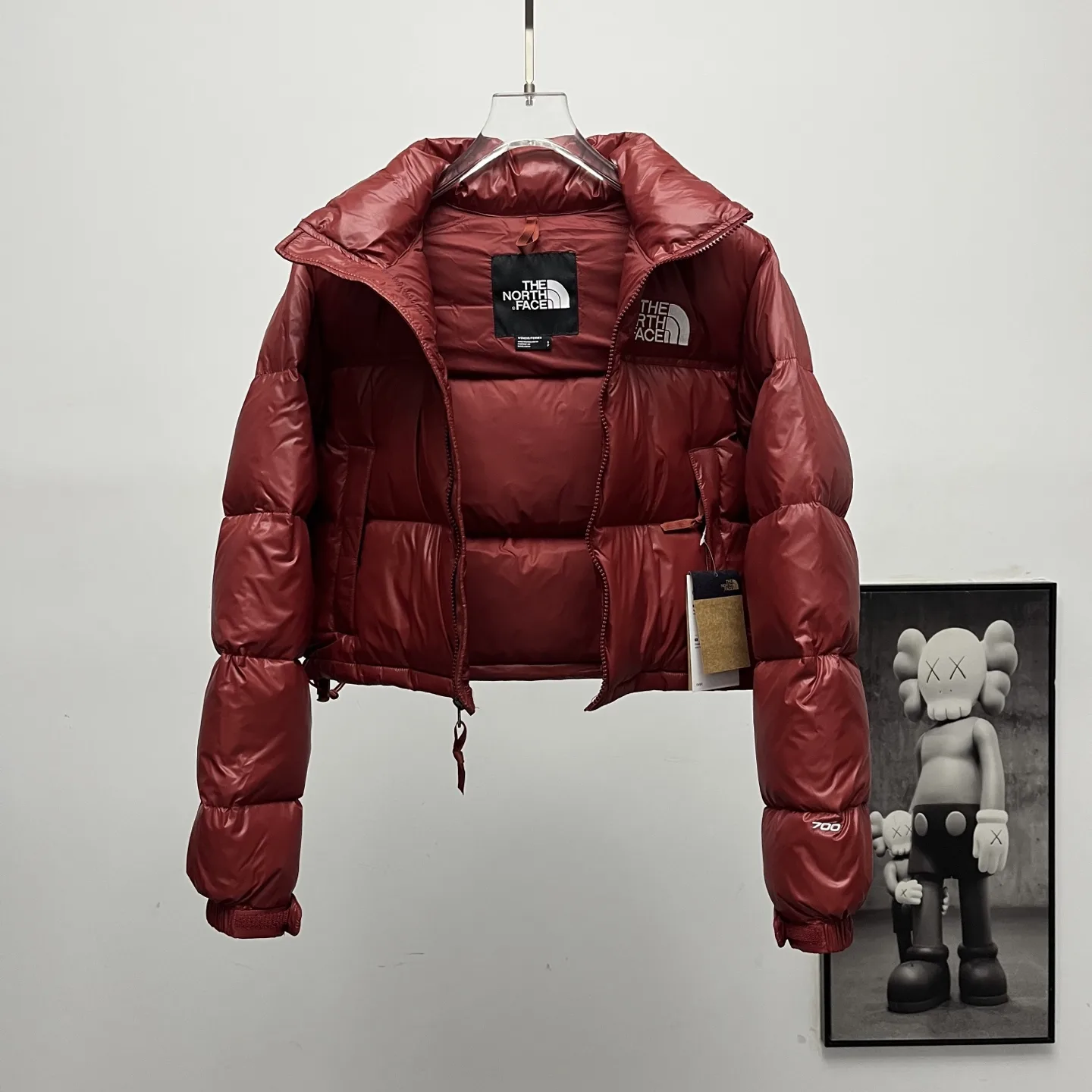 Nuptse Cropped Down-Filled Puffer Jacket D31020249 — view 4