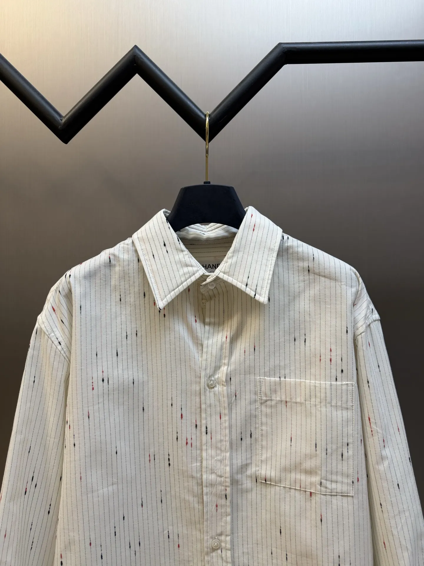 Embroidered Striped Poplin Shirt D31520453 — view 2