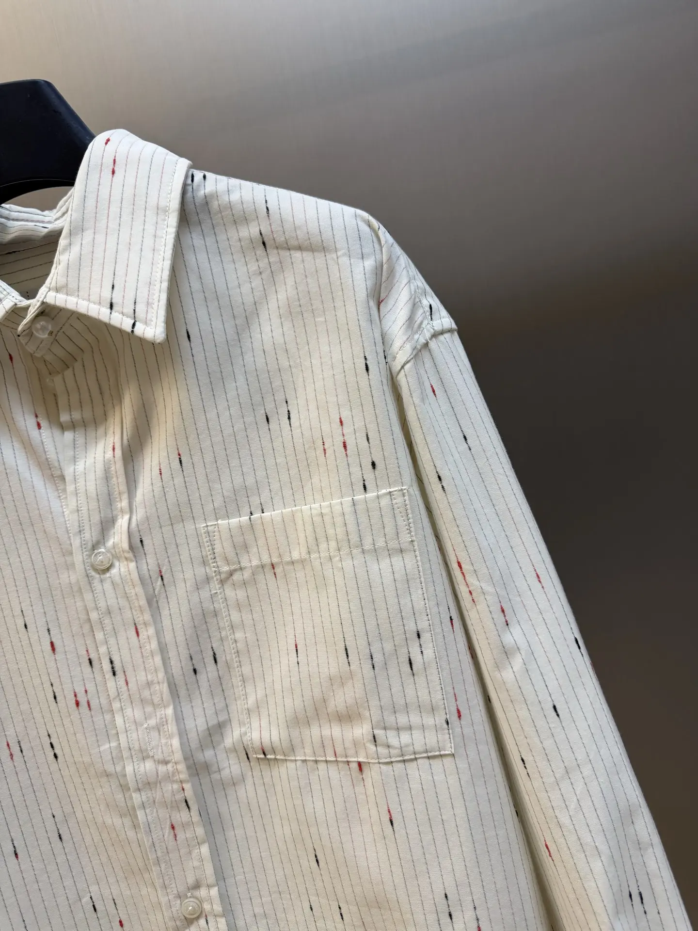 Embroidered Striped Poplin Shirt D31520453 — view 3