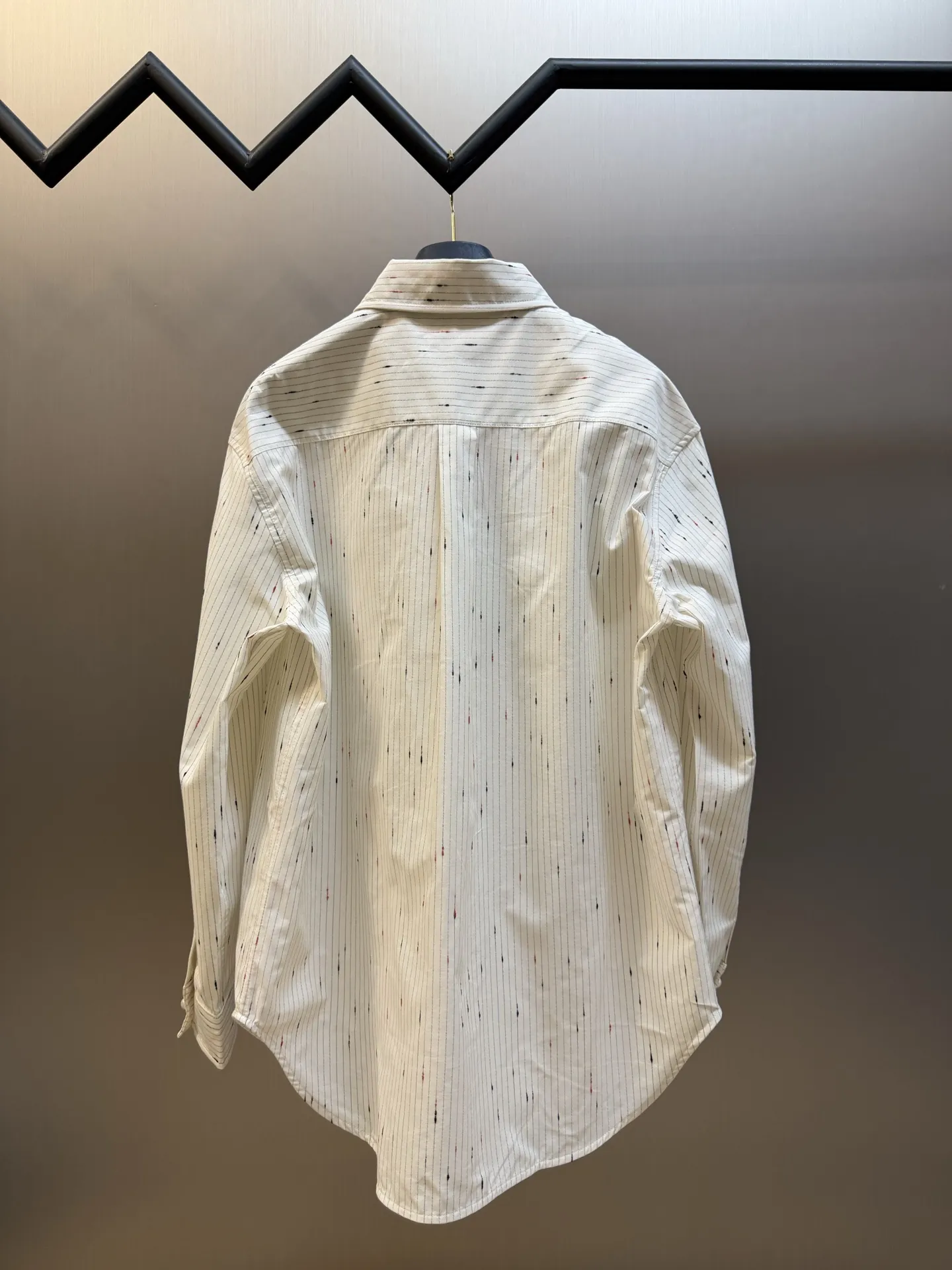 Embroidered Striped Poplin Shirt D31520453 — view 4