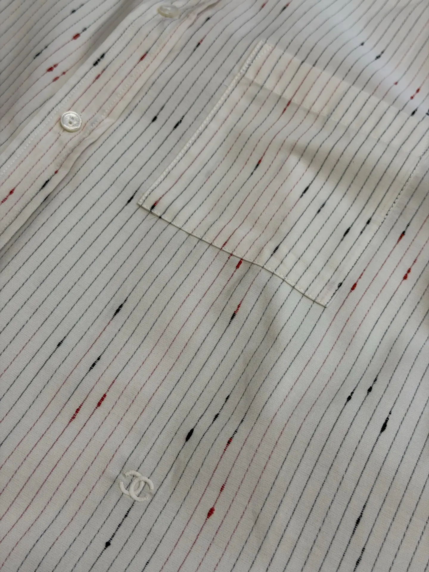 Embroidered Striped Poplin Shirt D31520453 — view 6