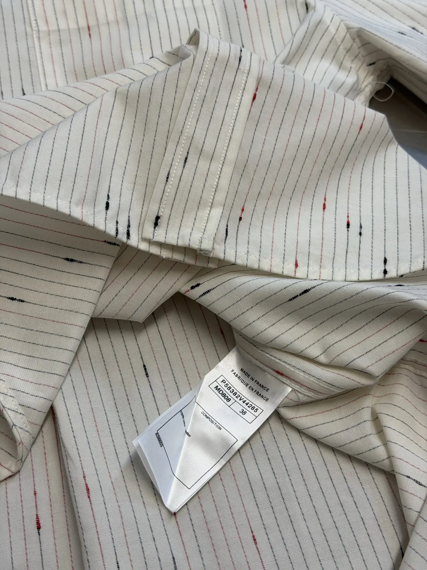 Embroidered Striped Poplin Shirt D31520453 — view 9