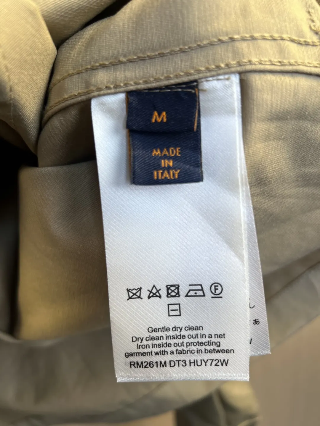 Monogram Embossed Leather Patch Overshirt Jacket D31520543 — view 7
