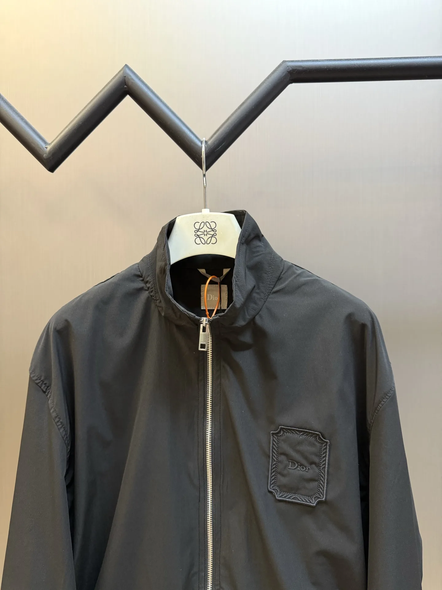 Embroidered Medallion Zip-Up Harrington Jacket D32020454 — view 2