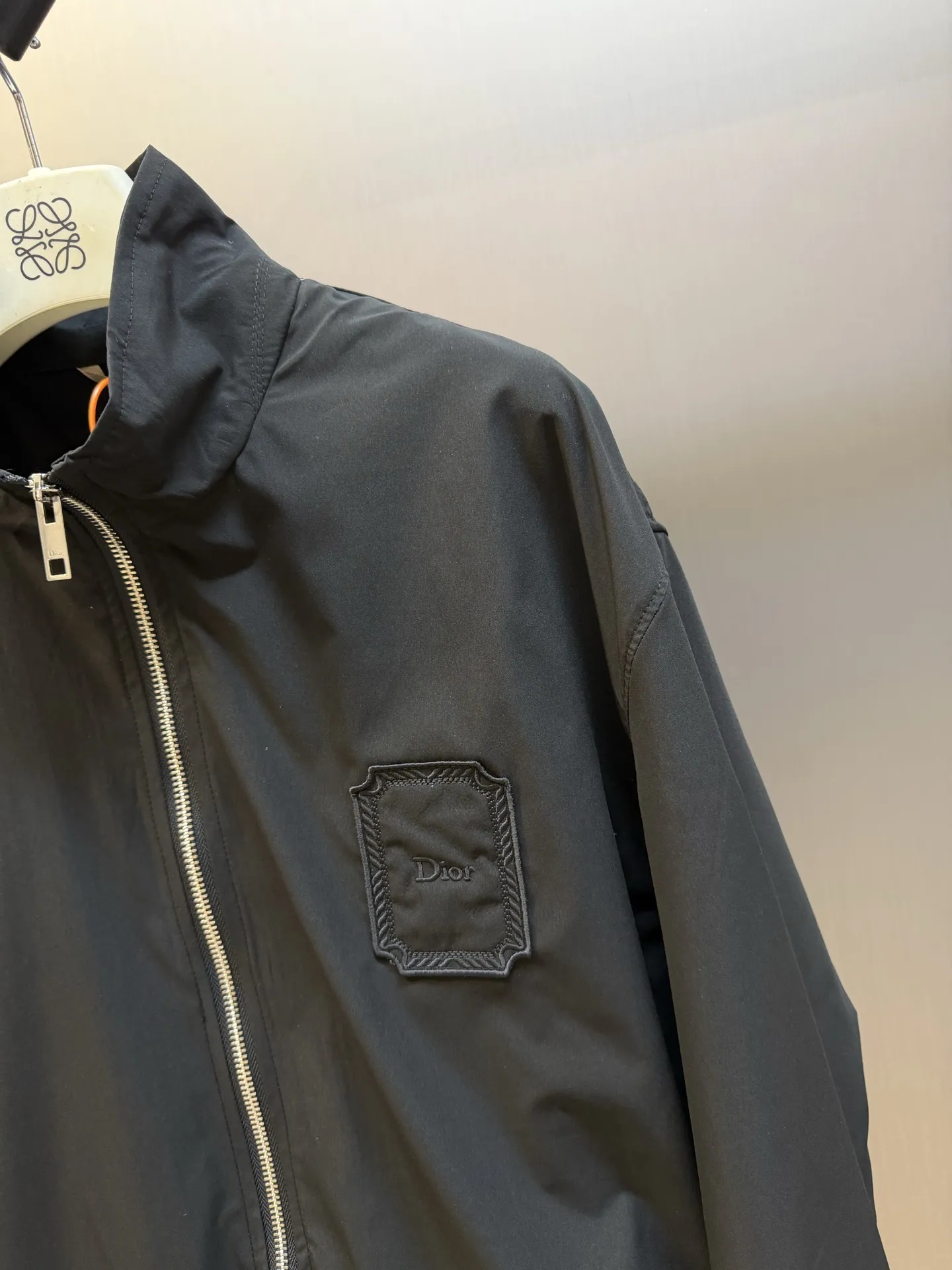 Embroidered Medallion Zip-Up Harrington Jacket D32020454 — view 3