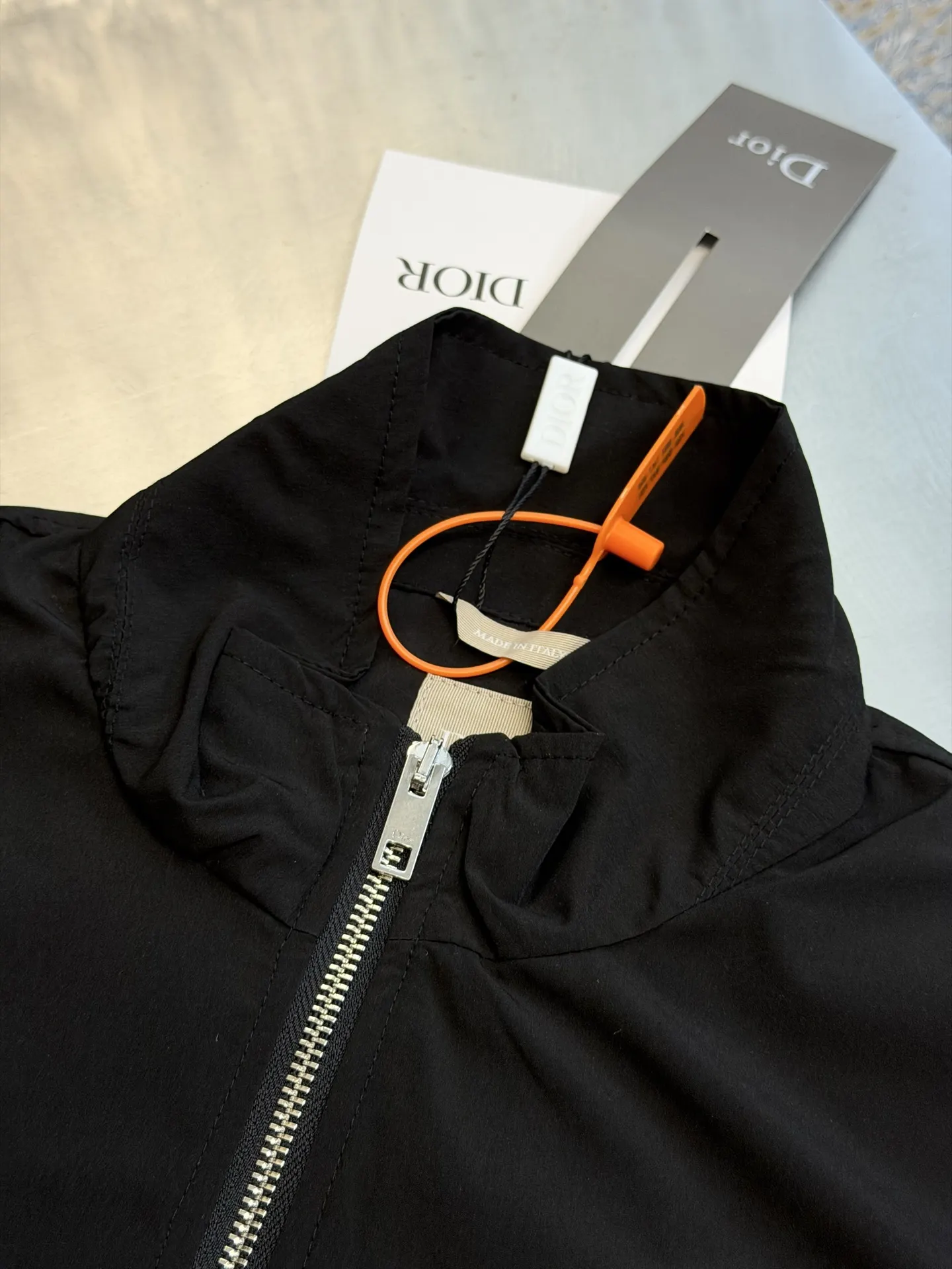 Embroidered Medallion Zip-Up Harrington Jacket D32020454 — view 5