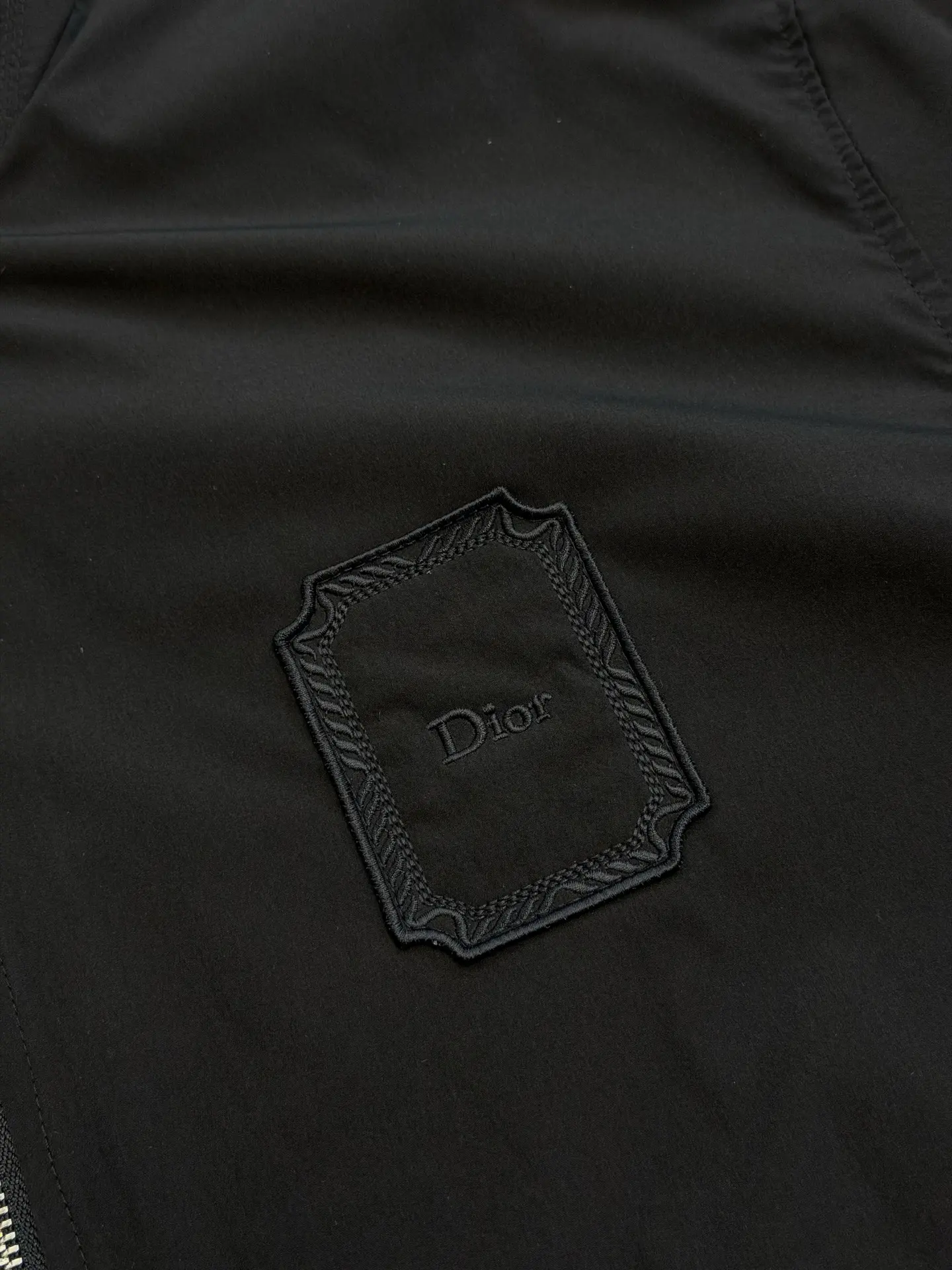 Embroidered Medallion Zip-Up Harrington Jacket D32020454 — view 6