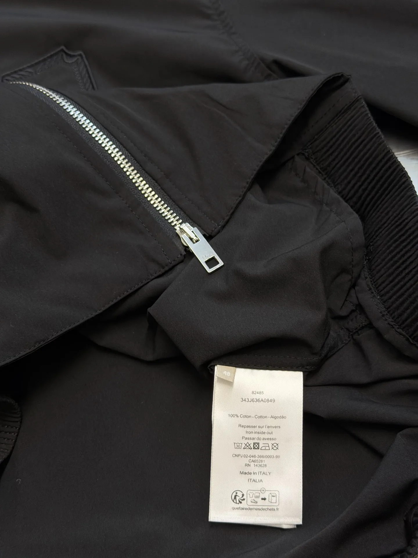 Embroidered Medallion Zip-Up Harrington Jacket D32020454 — view 8