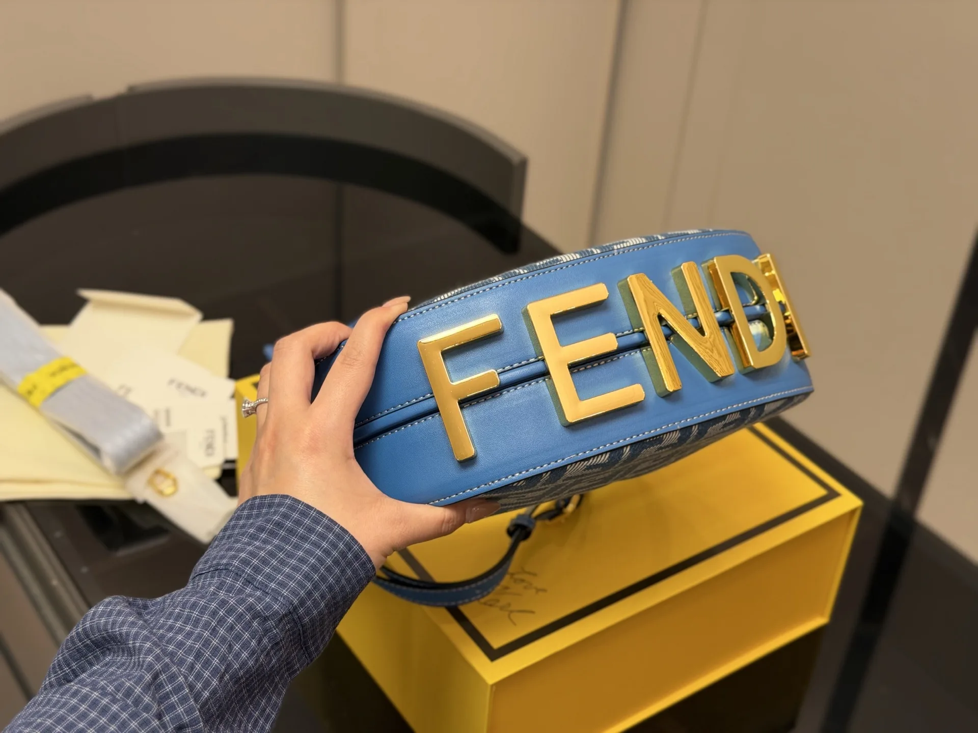Fendi Monogram Croissant Shoulder Bag D32018098 — view 8