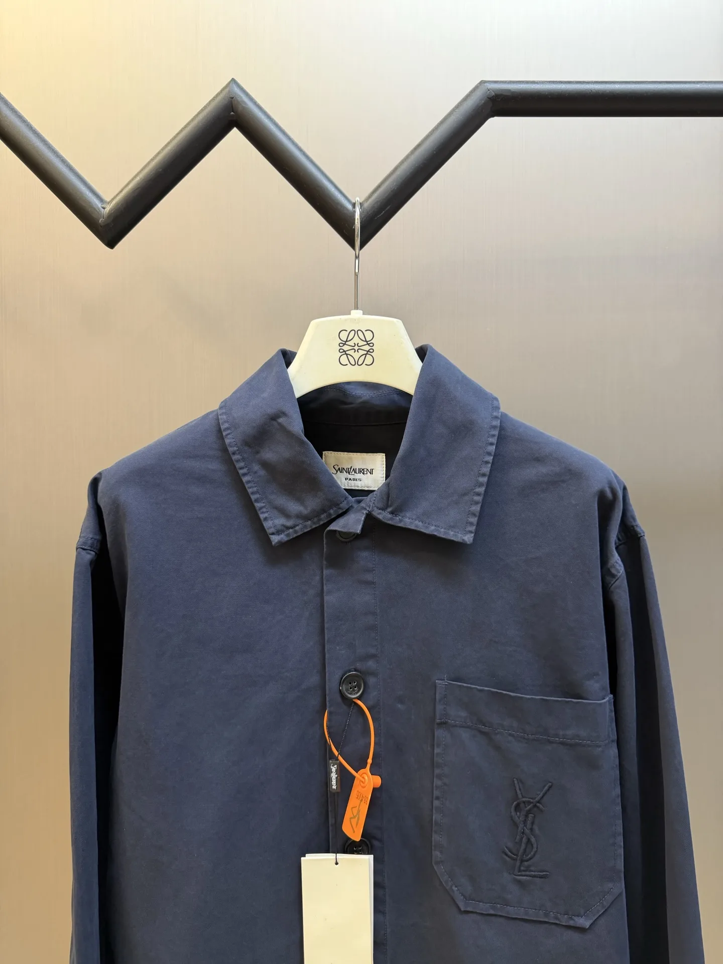 Cassandre Embroidered Denim Overshirt D32520455 — view 2
