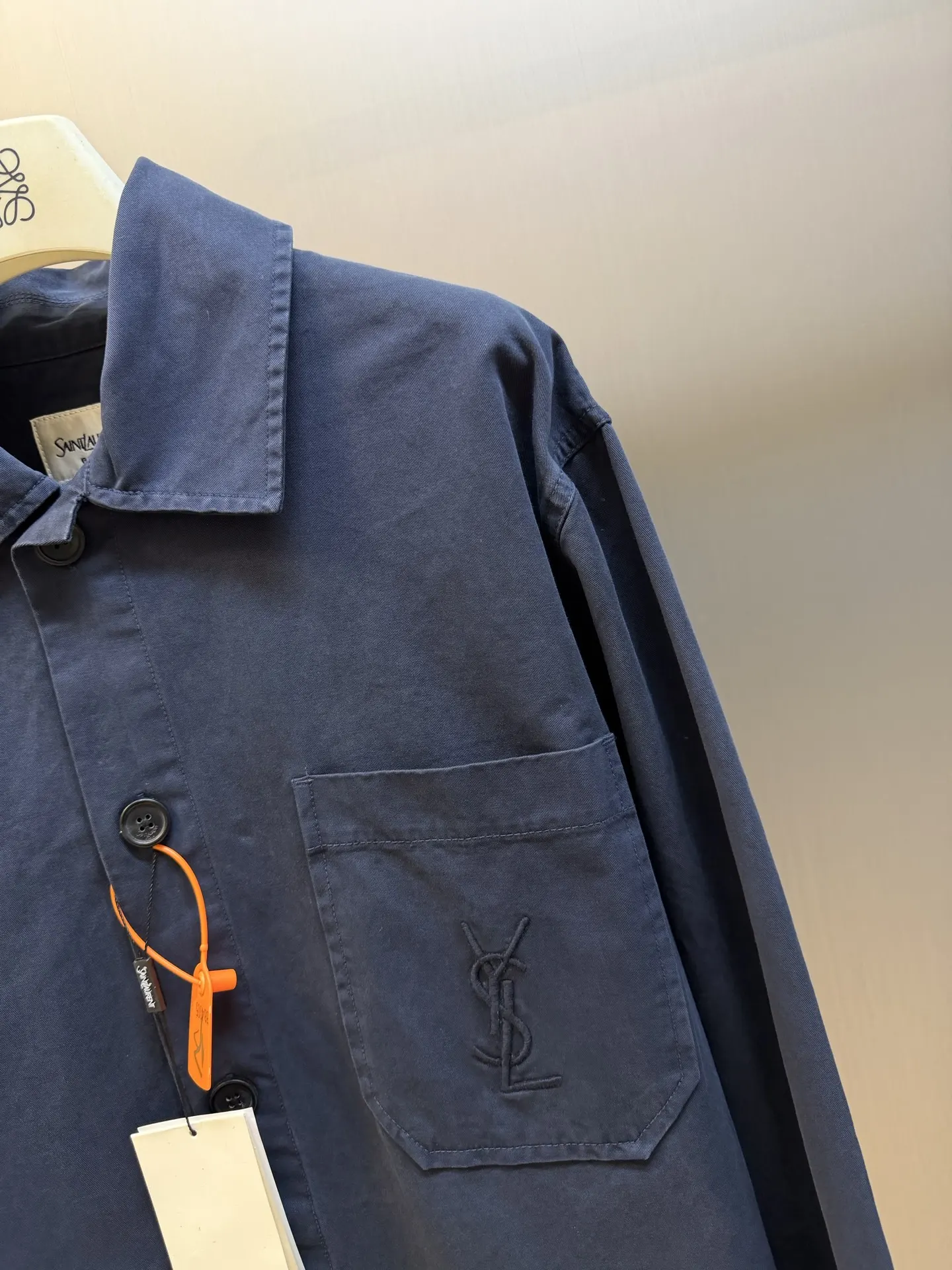 Cassandre Embroidered Denim Overshirt D32520455 — view 3