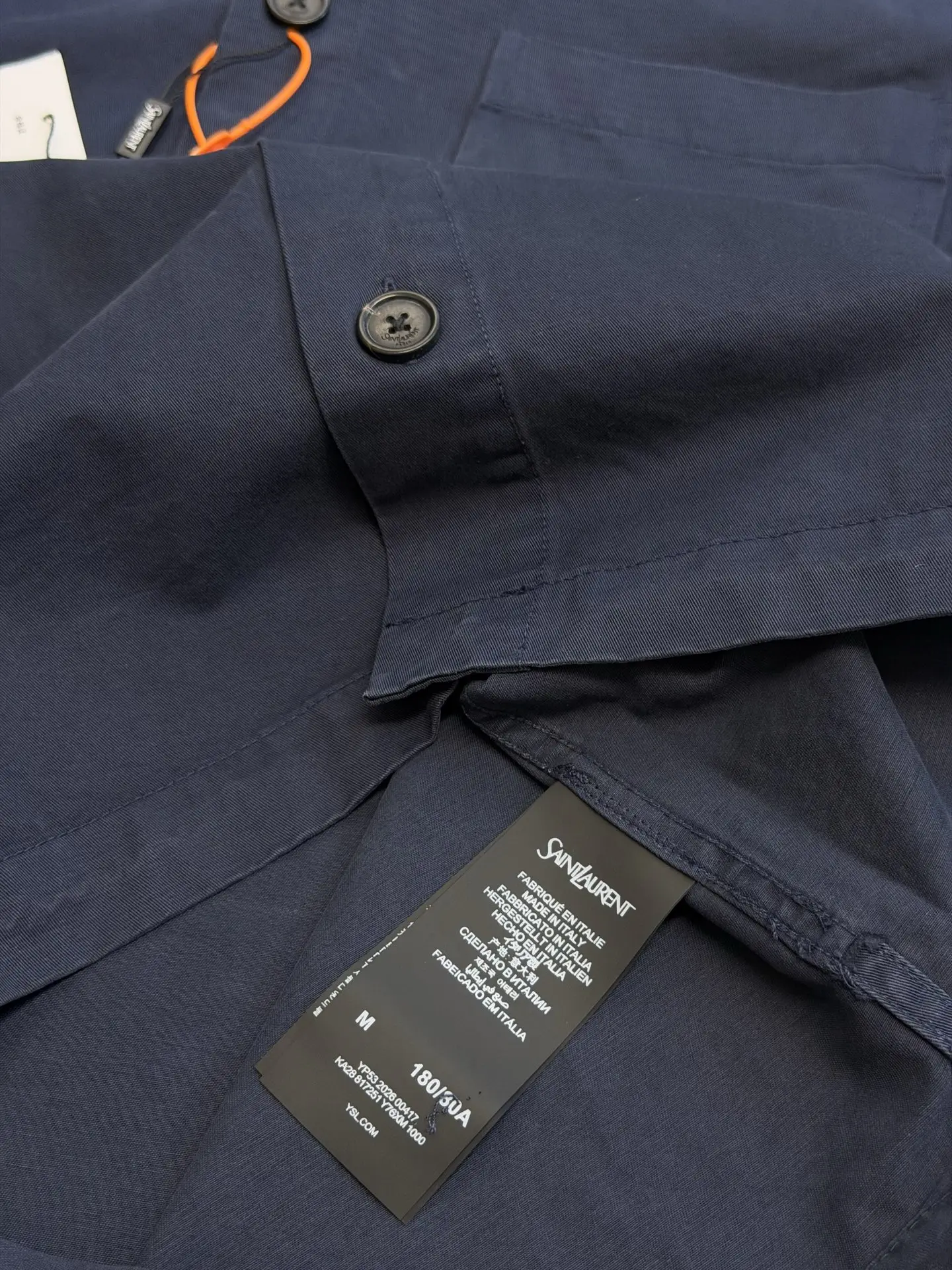 Cassandre Embroidered Denim Overshirt D32520455 — view 9