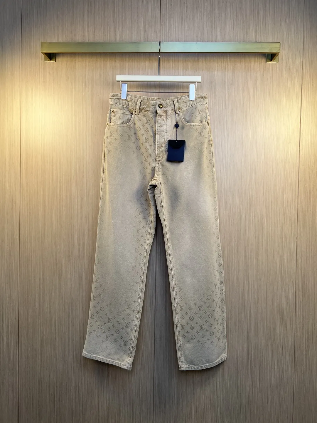Monogram Gradient Straight-Leg Jeans D32520536