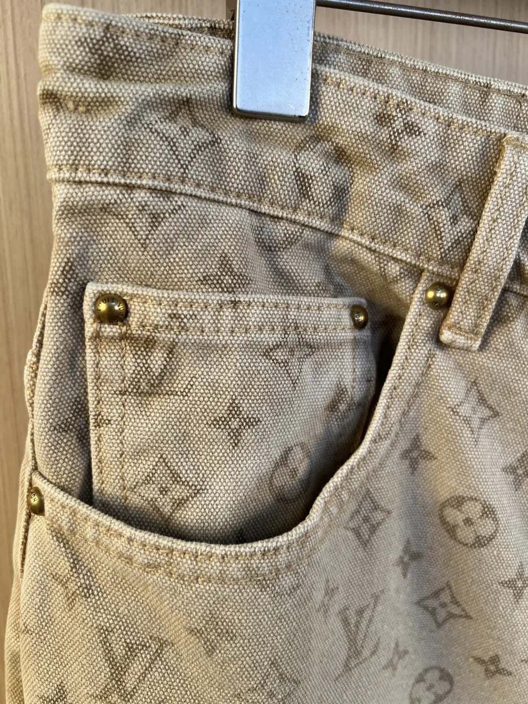 Monogram Gradient Straight-Leg Jeans D32520536 — view 2