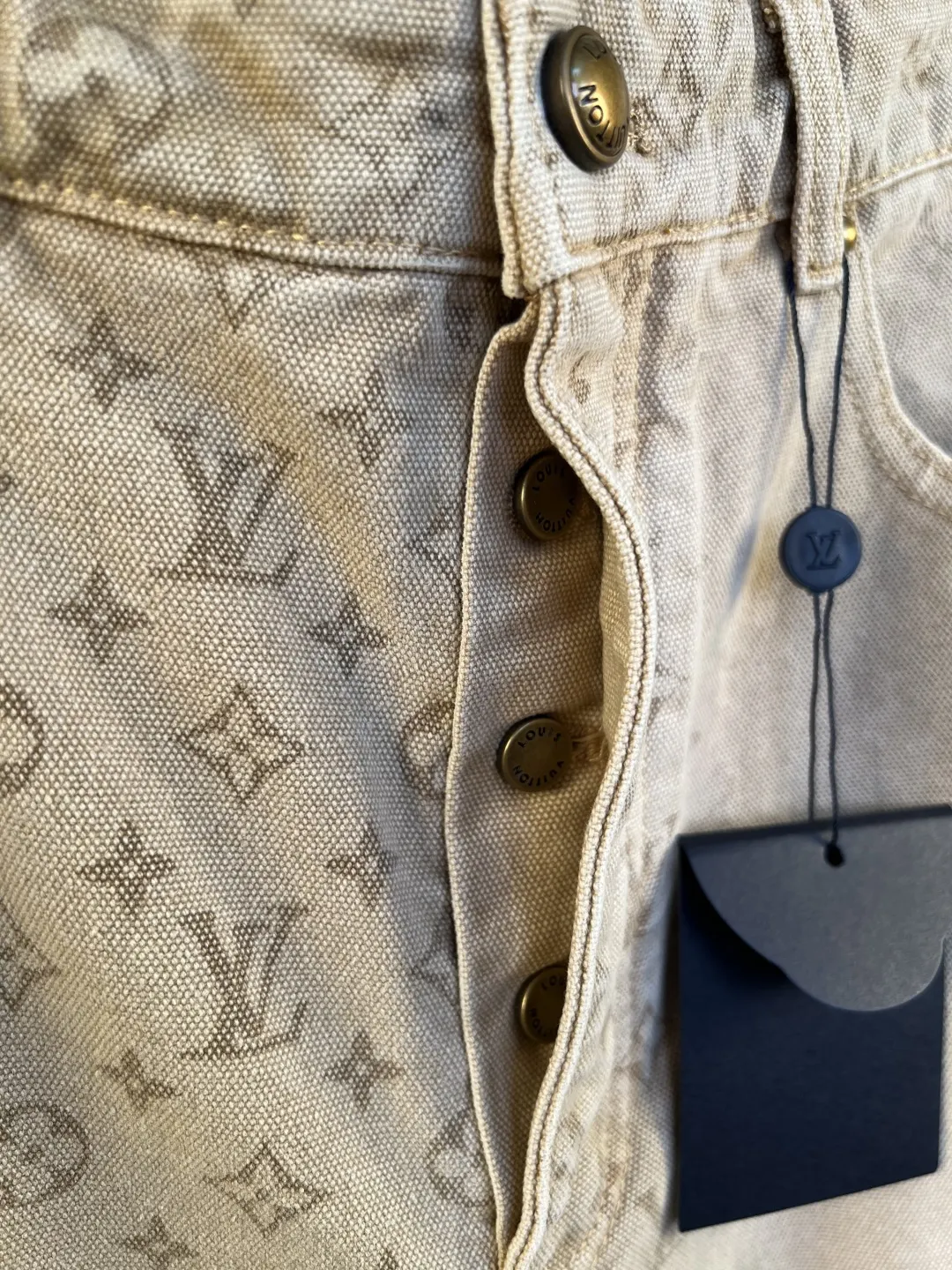 Monogram Gradient Straight-Leg Jeans D32520536 — view 4