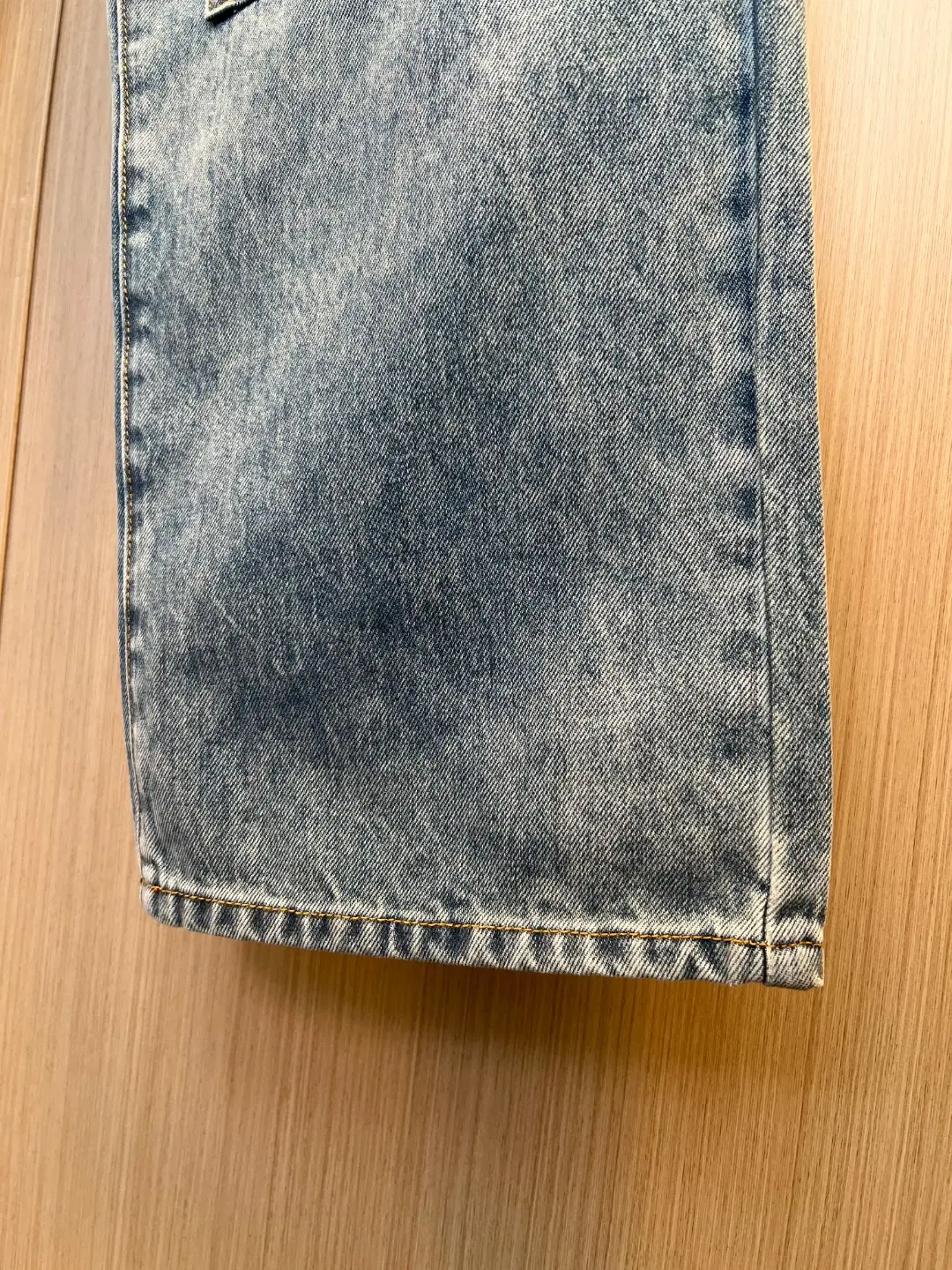 Double Knee Carpenter Jeans with Pearl Buttons D33020549 — view 2