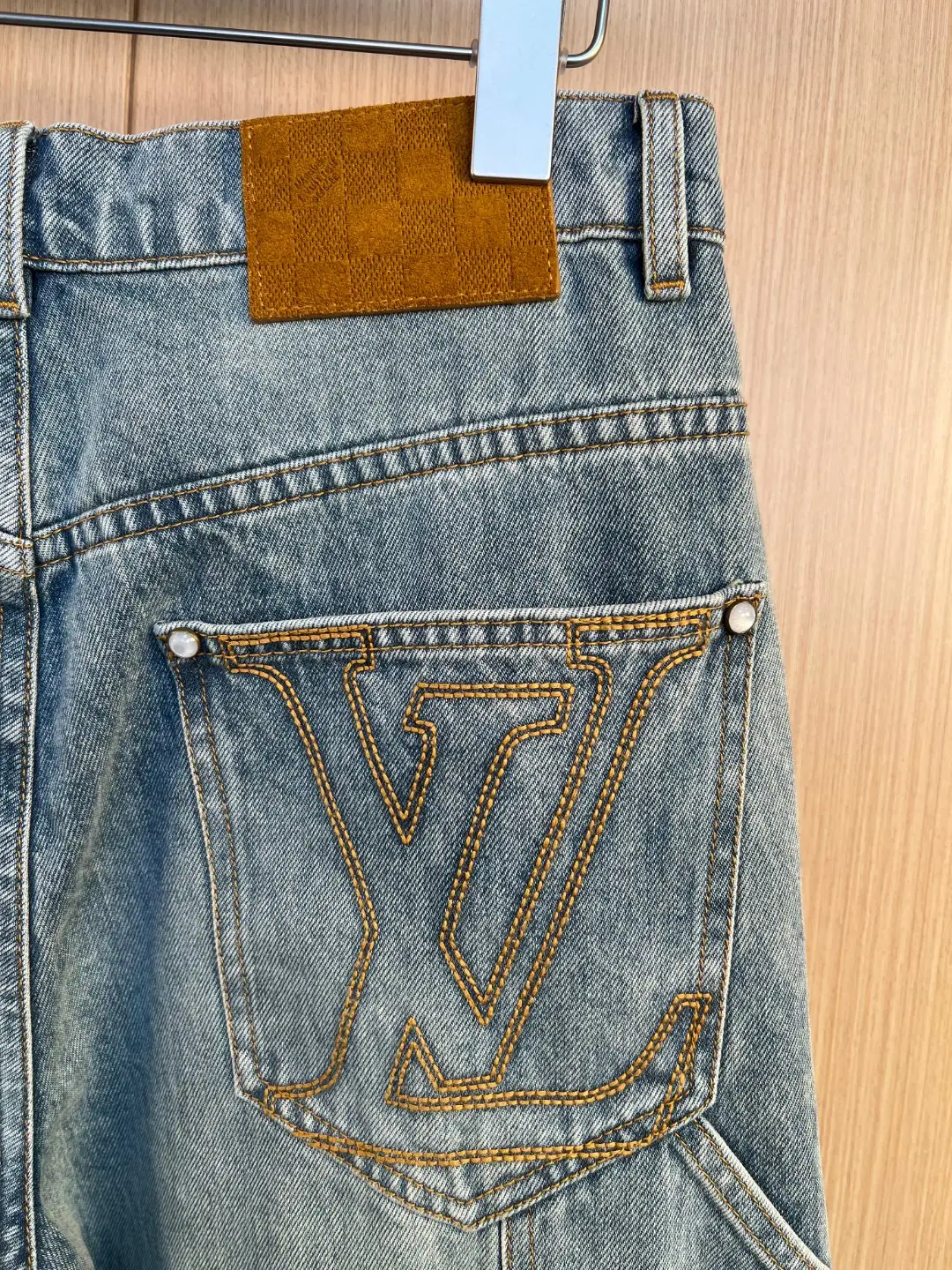 Double Knee Carpenter Jeans with Pearl Buttons D33020549 — view 6