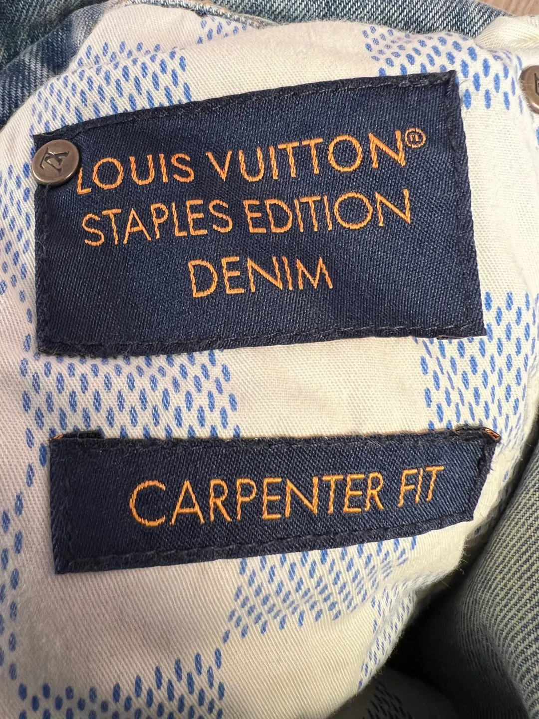 Double Knee Carpenter Jeans with Pearl Buttons D33020549 — view 8