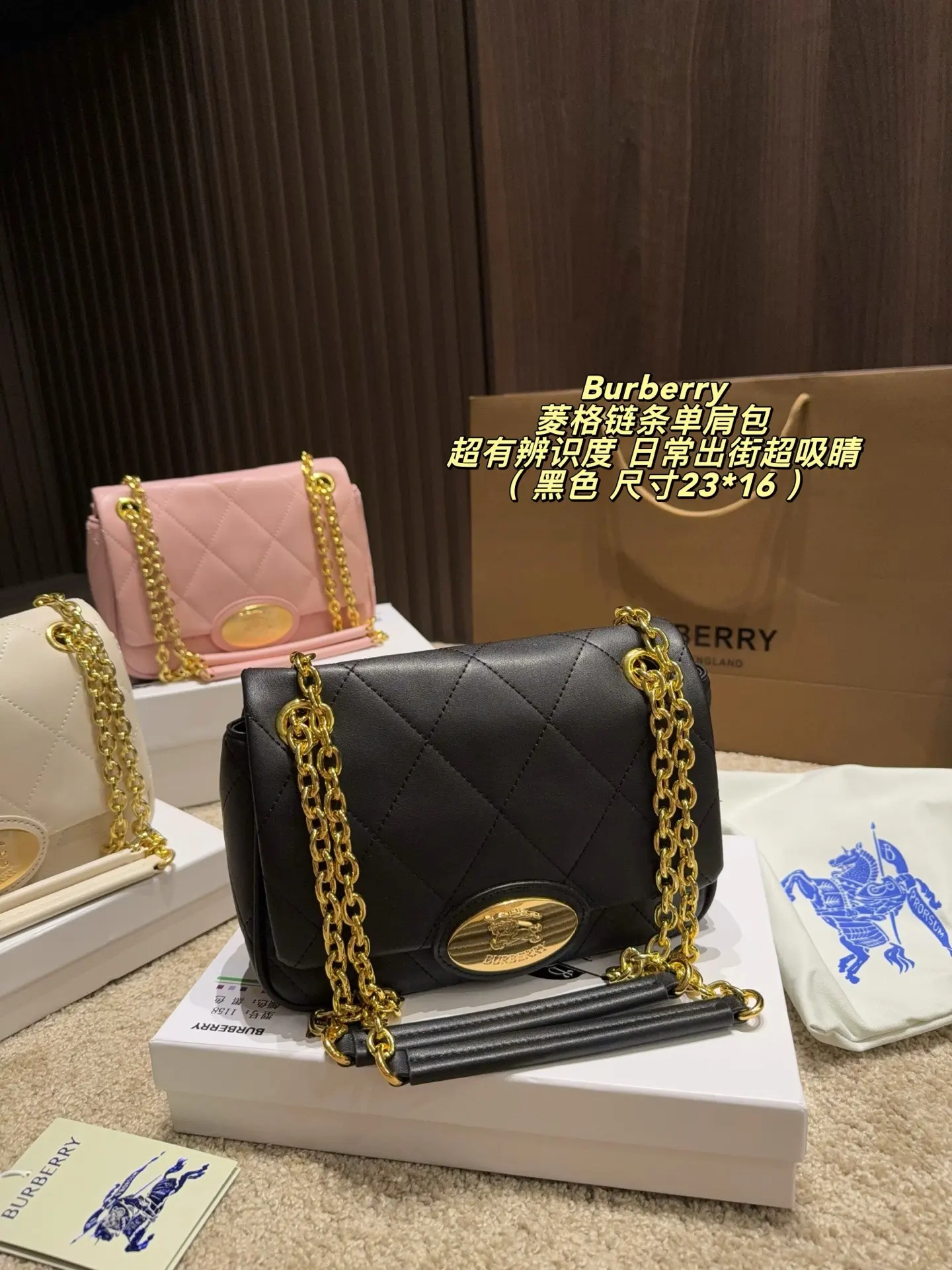 Quilted Chain Shoulder Bag D33017829