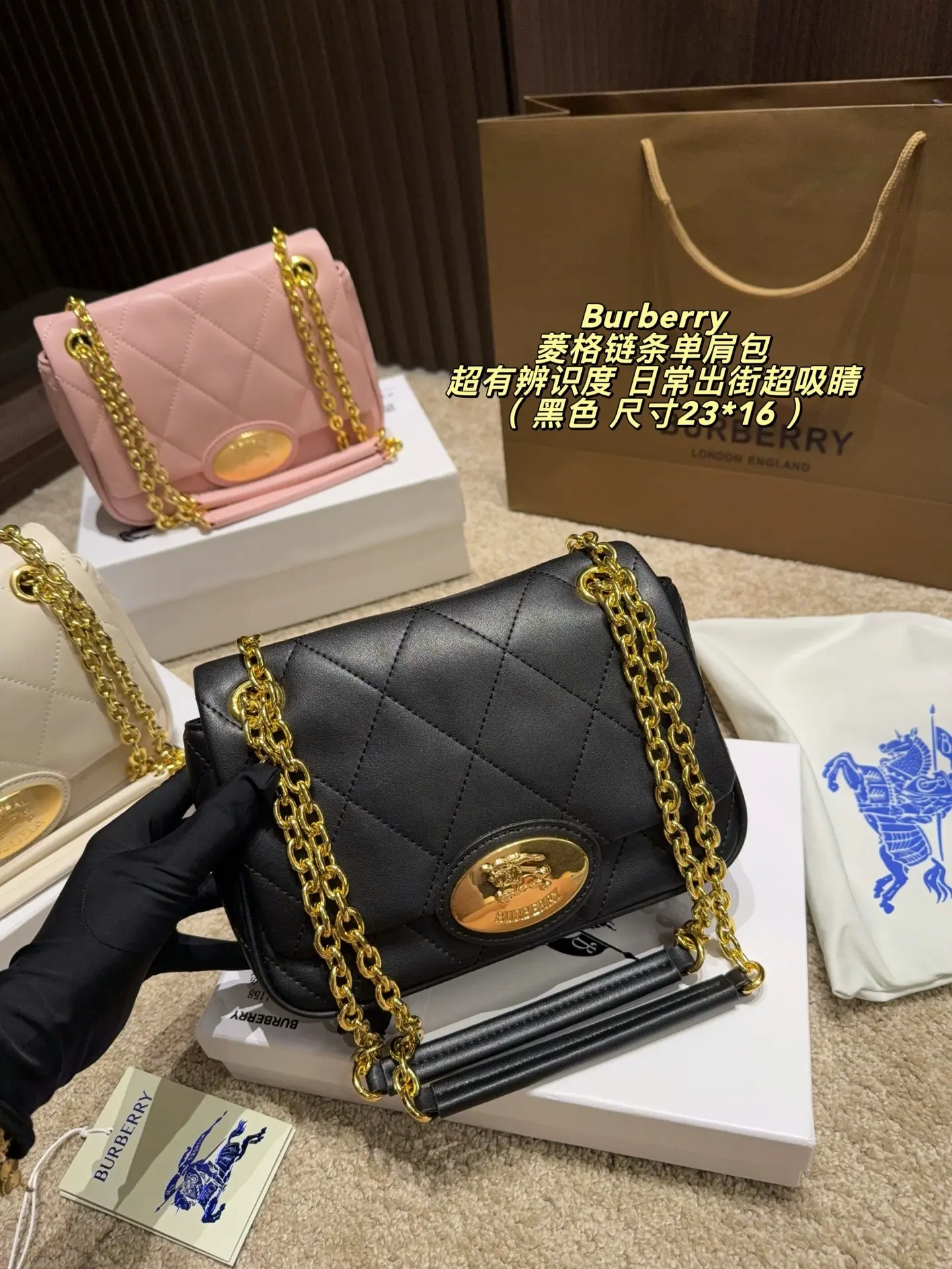 Quilted Chain Shoulder Bag D33017829 — view 2