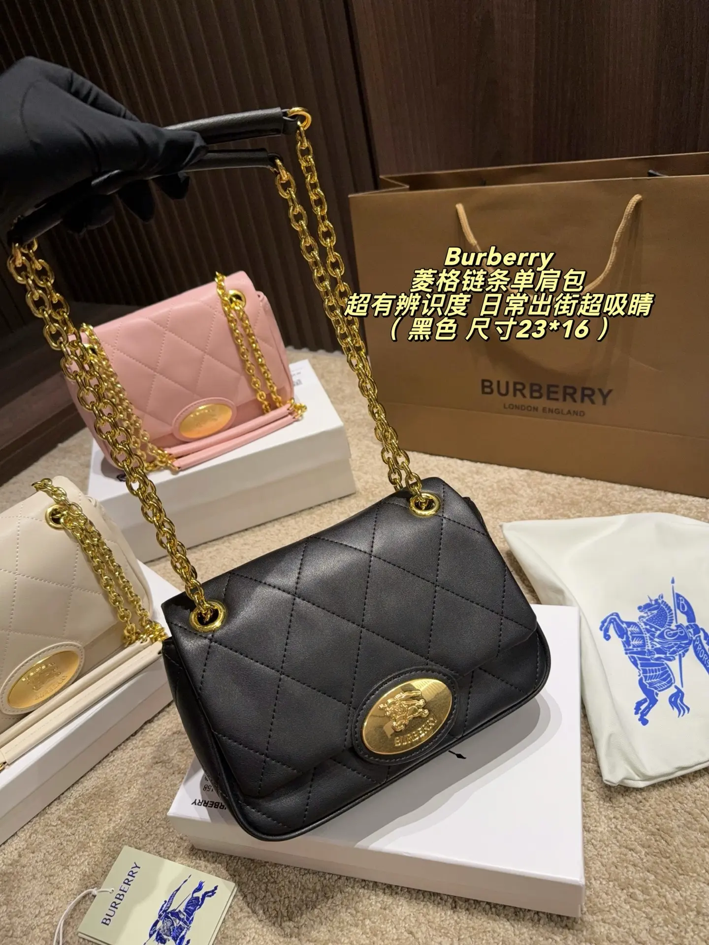 Quilted Chain Shoulder Bag D33017829 — view 6
